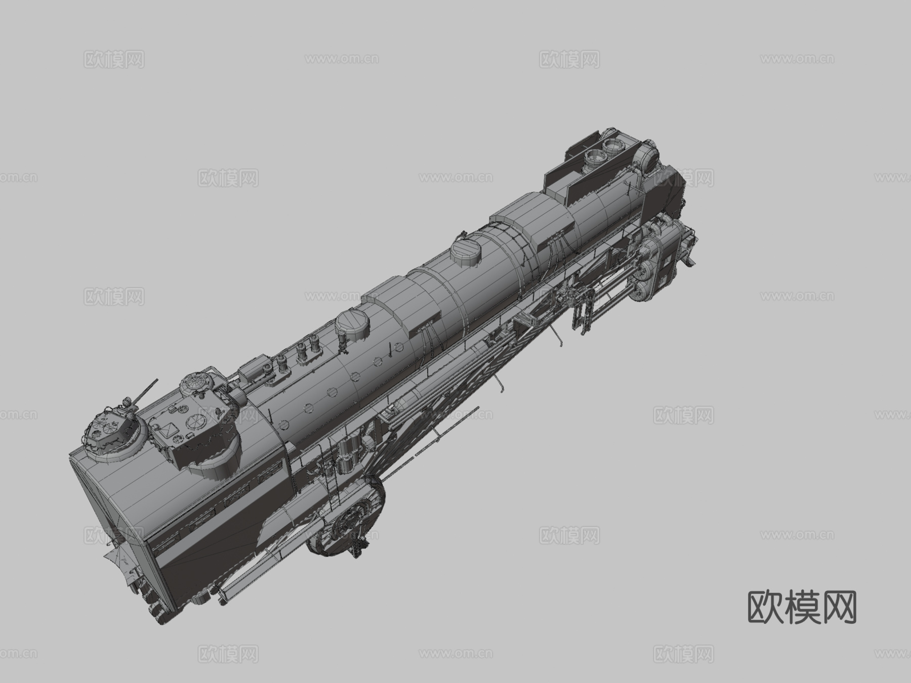 泰坦尼克号苏联火车头su模型