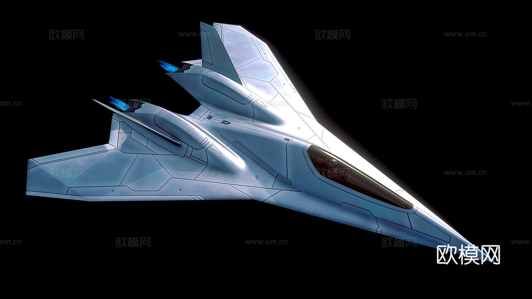 科幻喷气机猎鹰XRsu模型