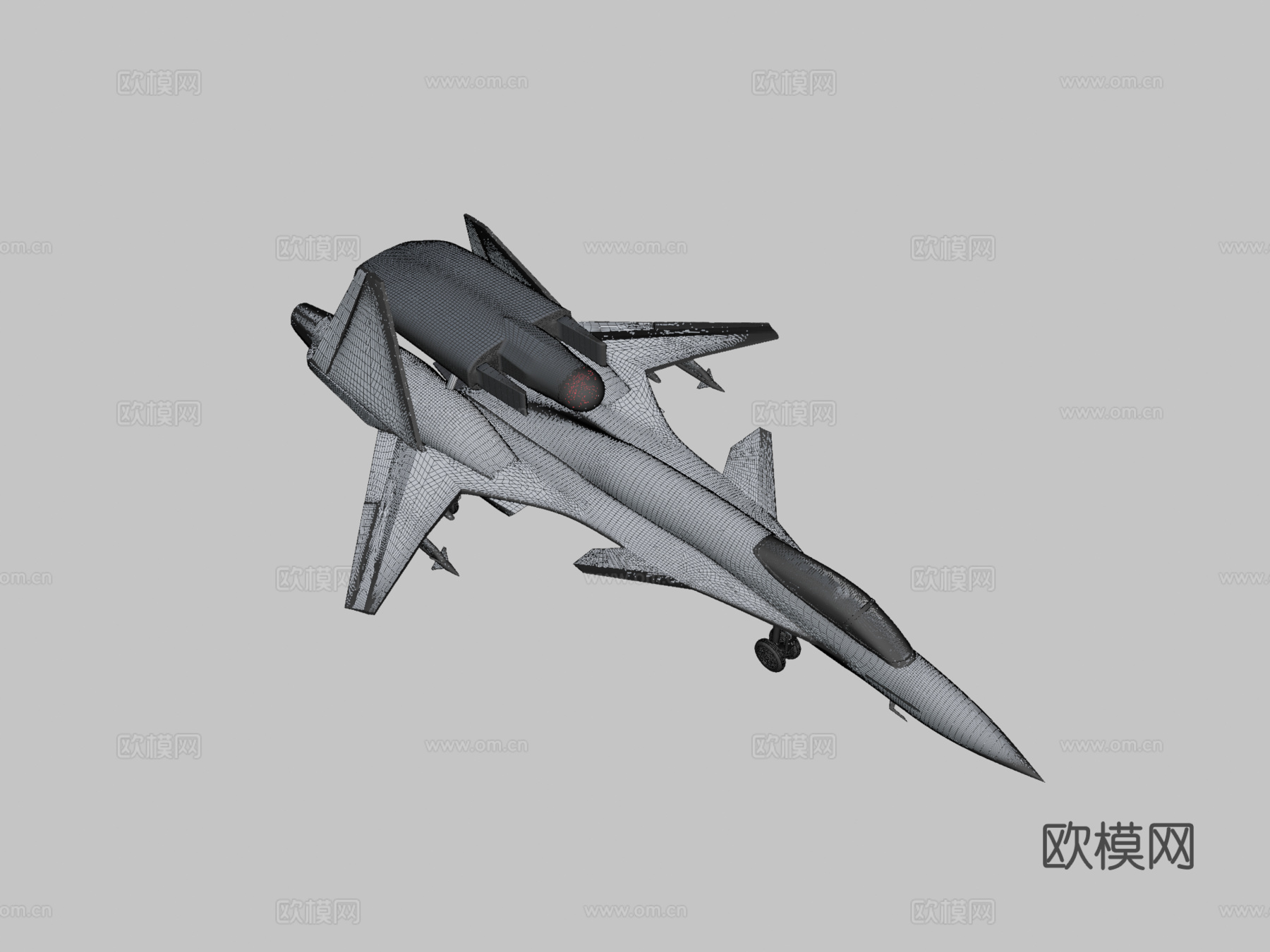 ADFX01战斗机su模型