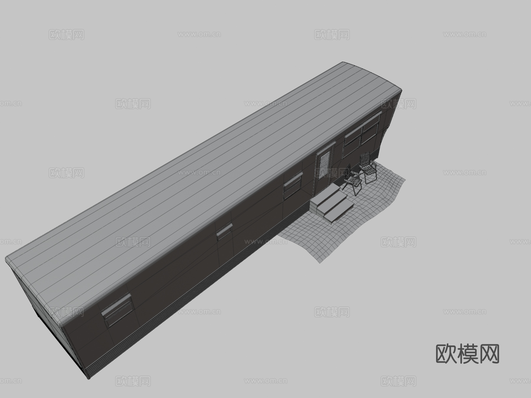 移动房屋su模型