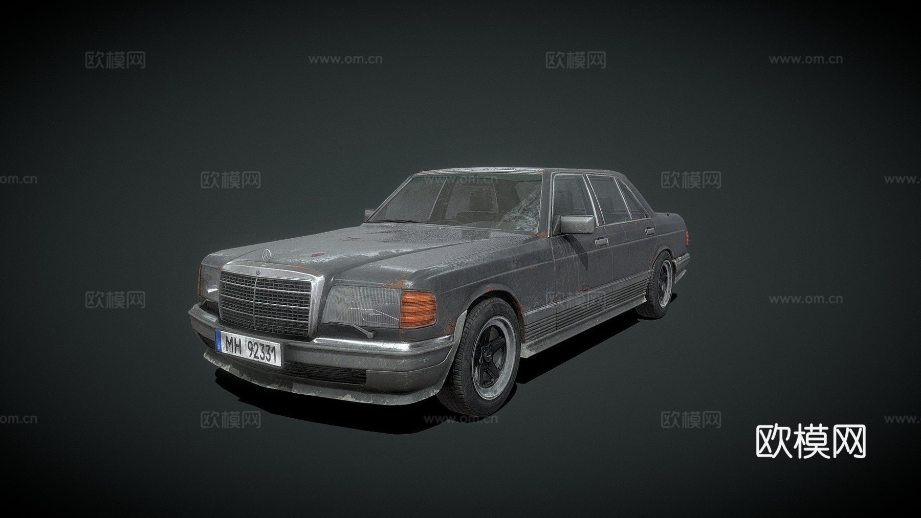 梅赛德斯-奔驰 w126su模型