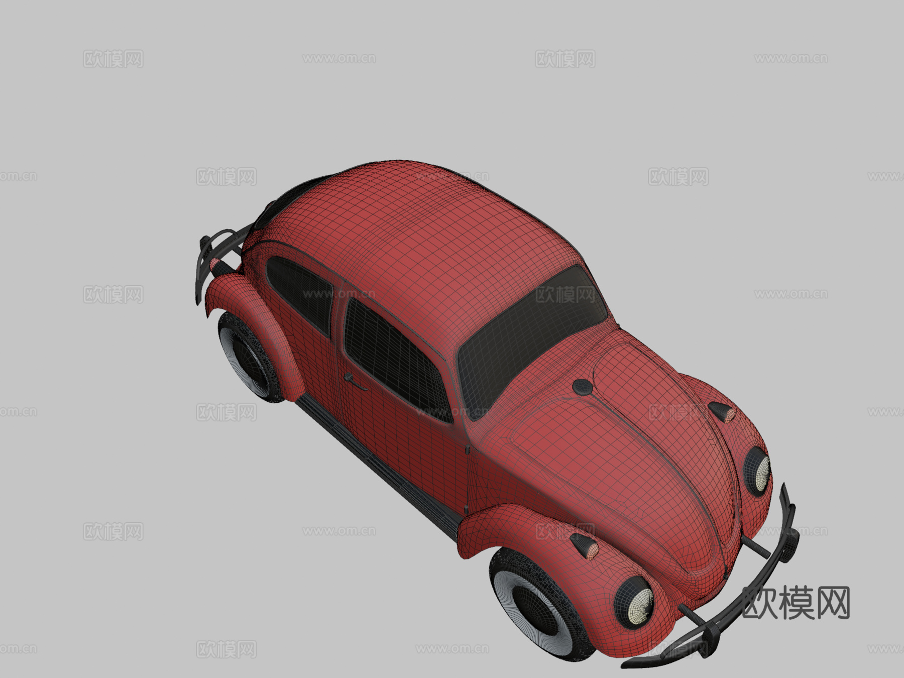 大众甲壳虫su模型