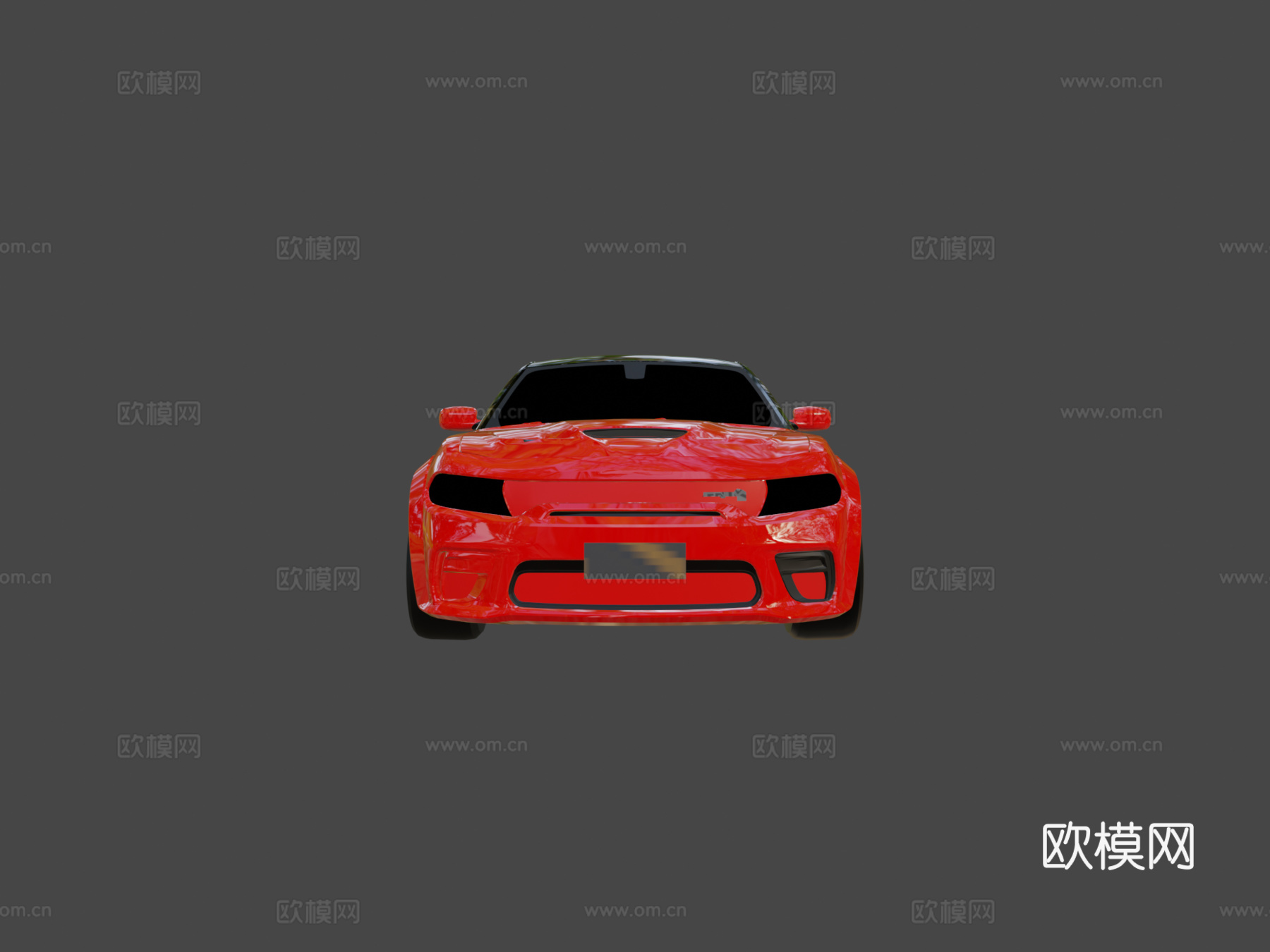 款道奇挑战者SRT地狱猫红眼su模型