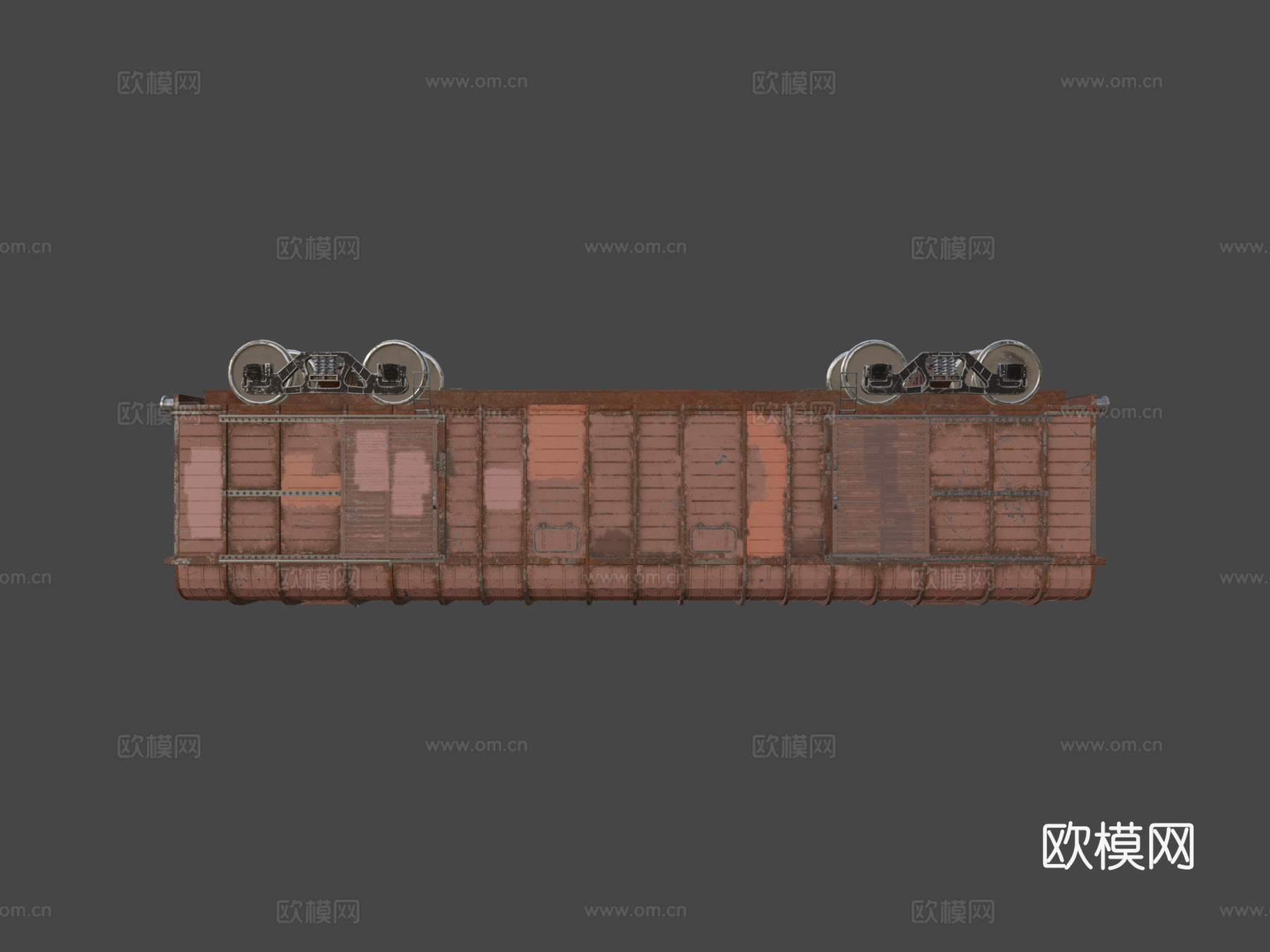 火车车厢su模型