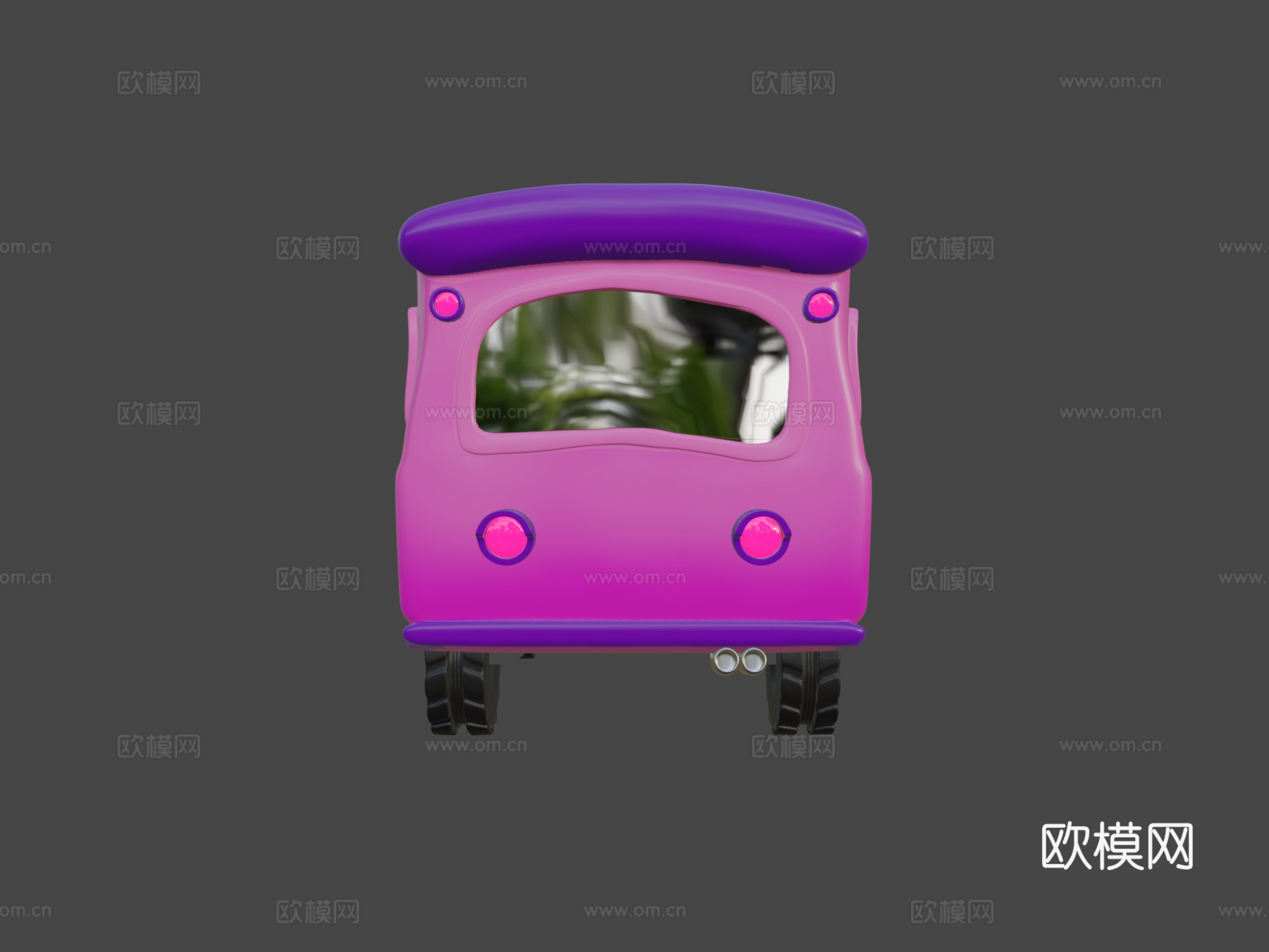 卡通巴士su模型