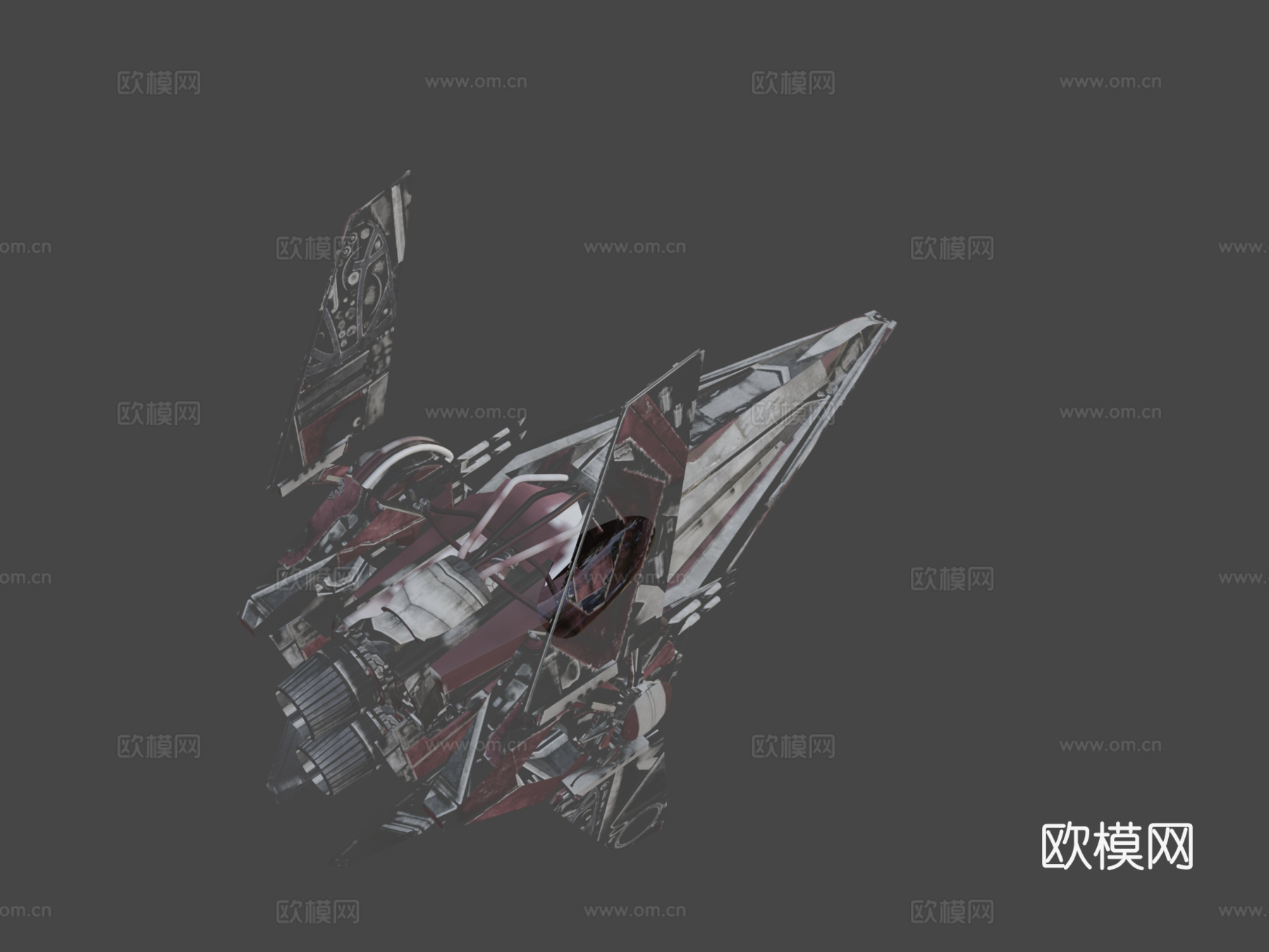 星球大战 V翼 尼姆布斯级su模型