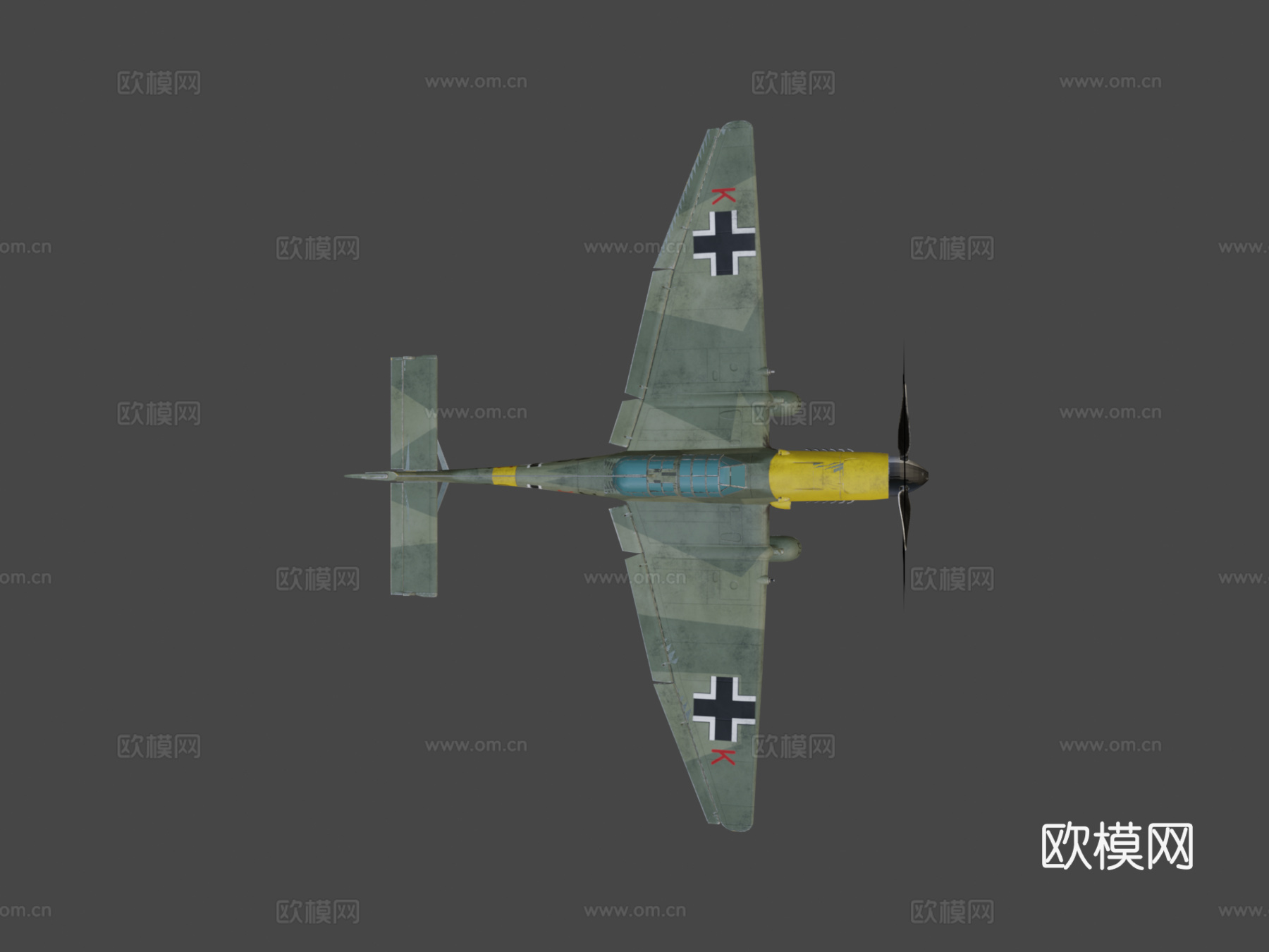 逃离德国 Ju 87 斯图卡su模型