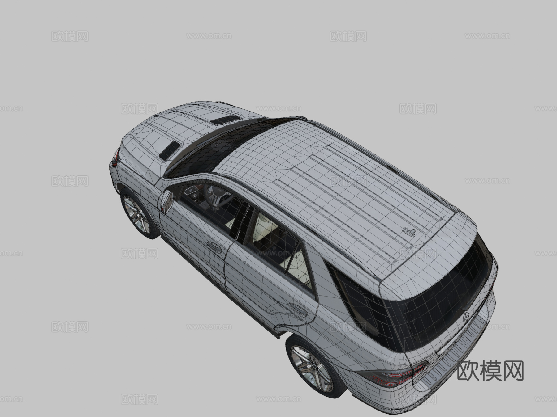 梅赛德斯-奔驰 豪华车 SUV 模型su模型