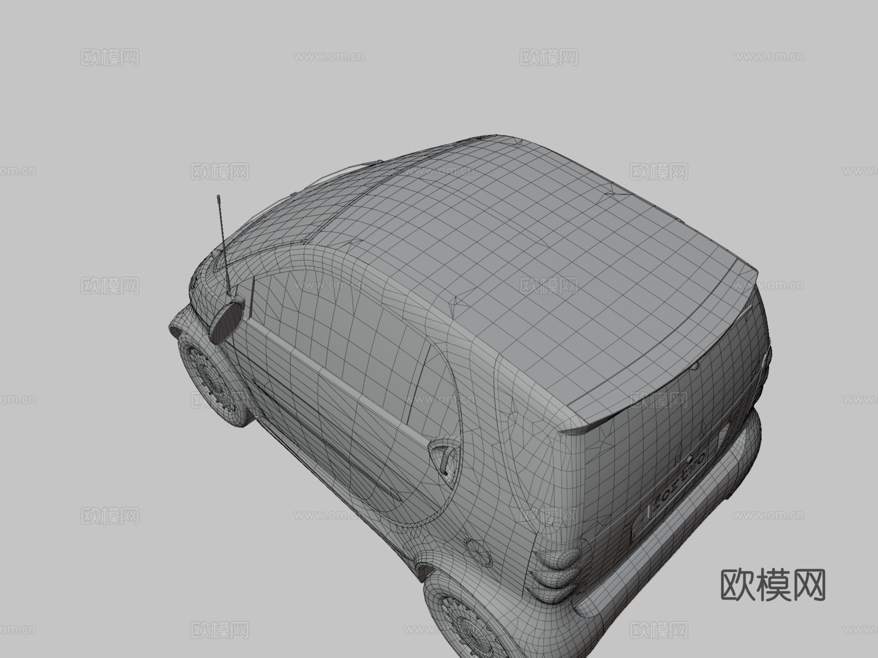 迷你汽车低多边形Unity shehab 房屋su模型