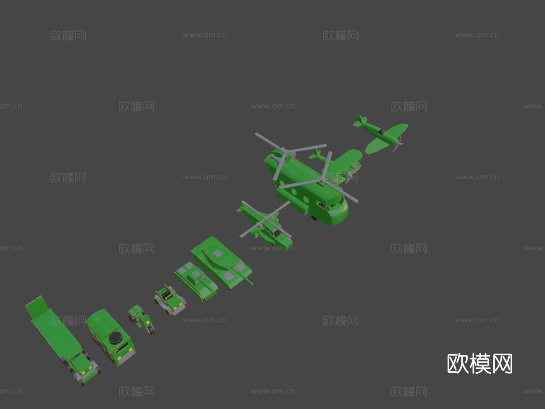 木制玩具su模型