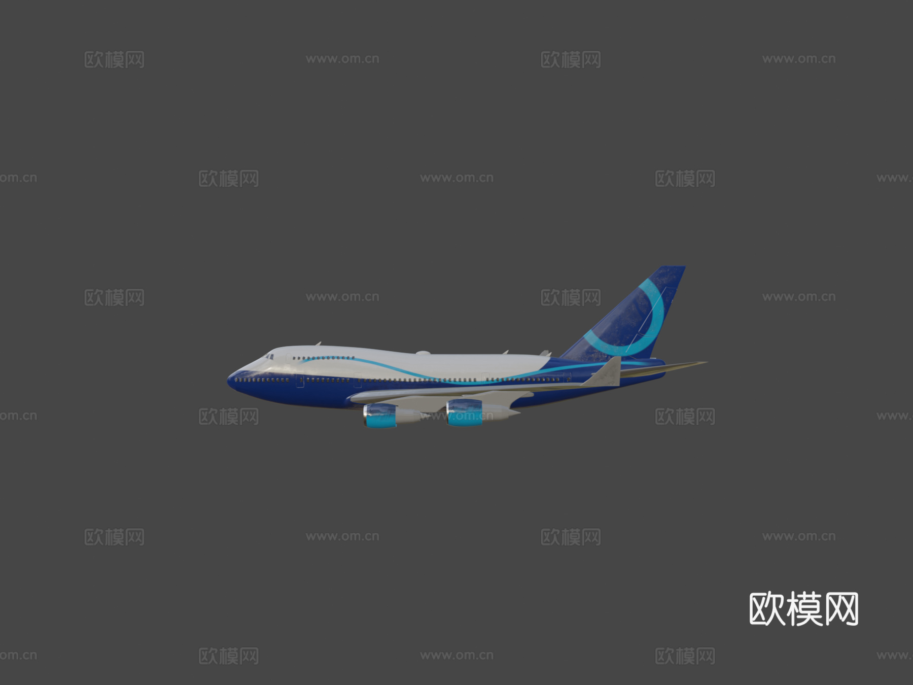 波音 747SPsu模型