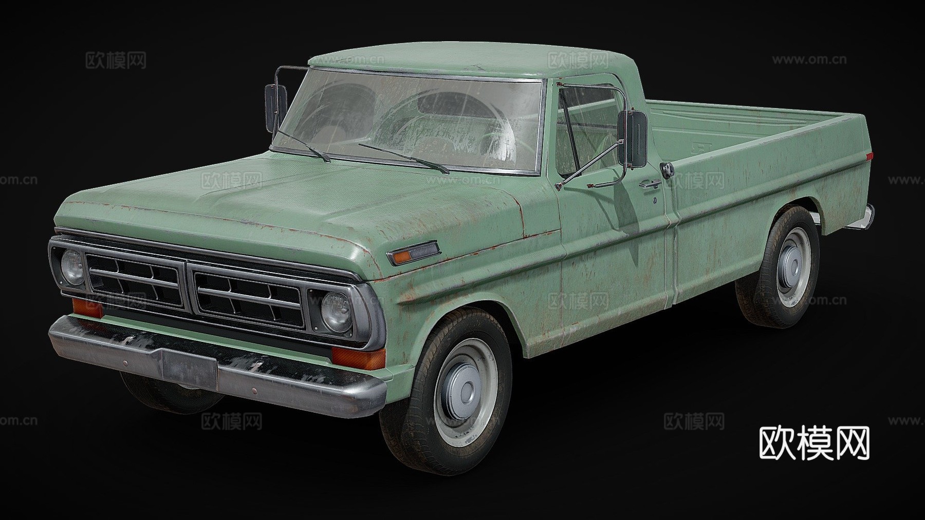 福特皮卡F100su模型