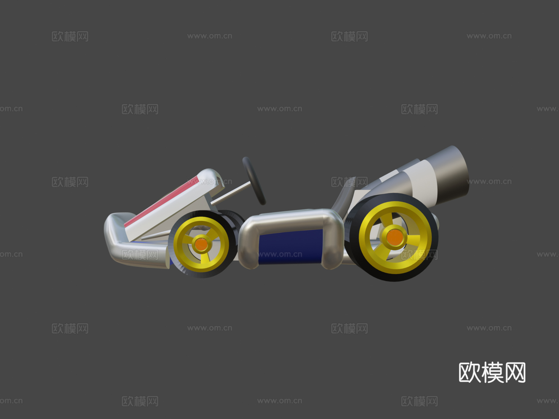 马里奥赛车7标准卡丁车7高质su模型