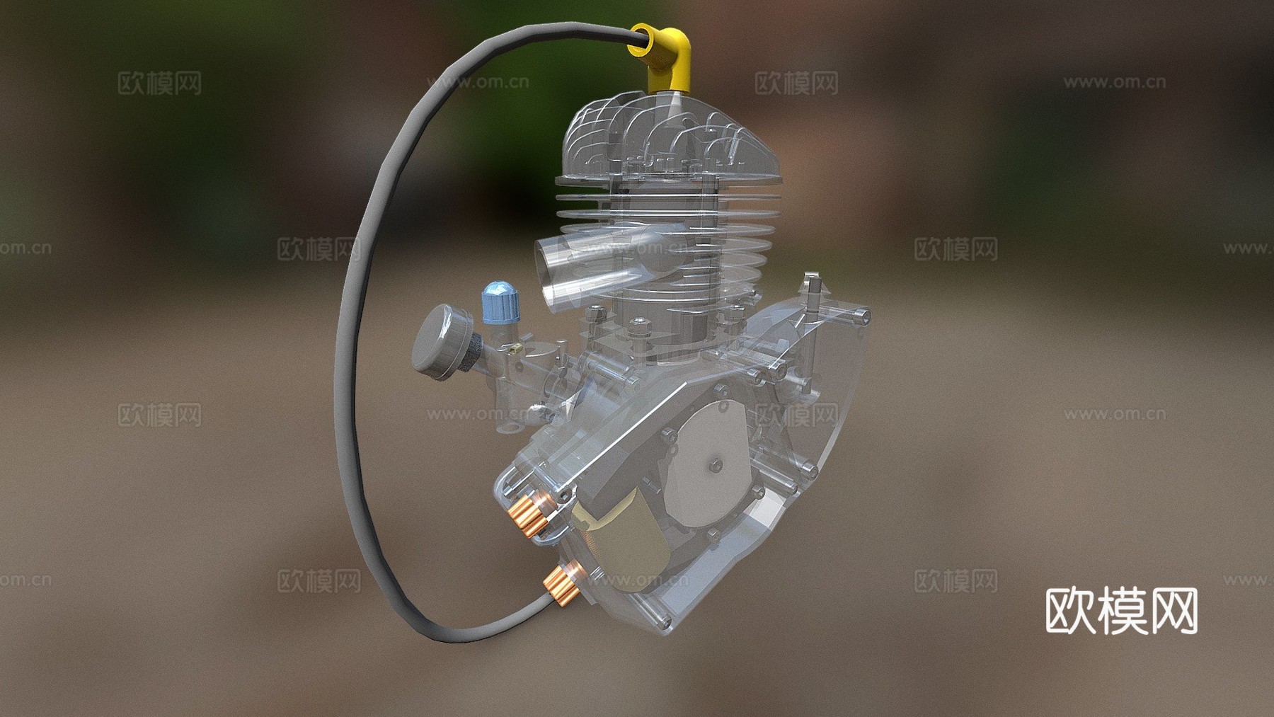 自行车发动机 TFLEX CAD STsu模型