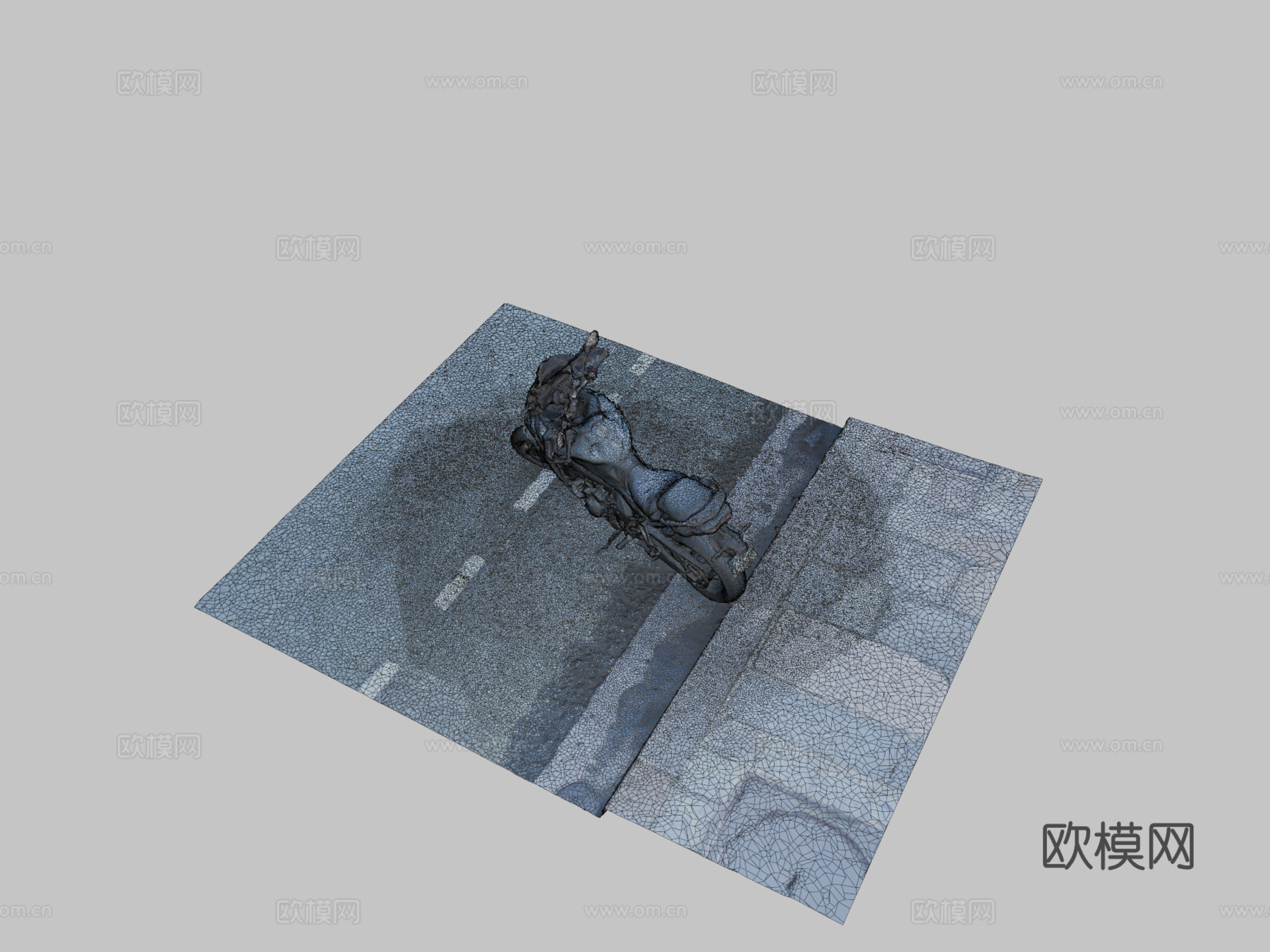 雅马哈Tracer 9摩托车su模型