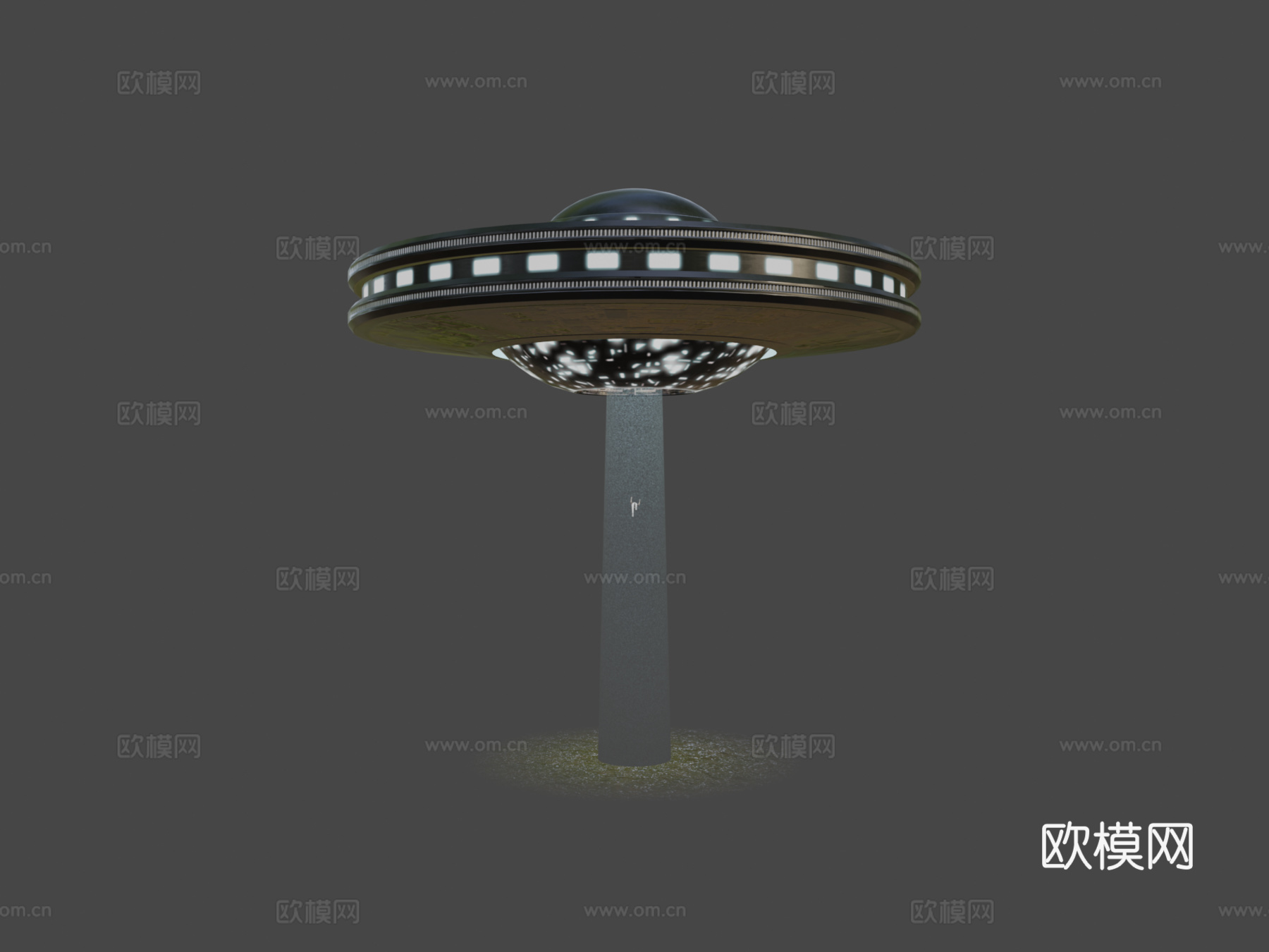 不明飞行物su模型