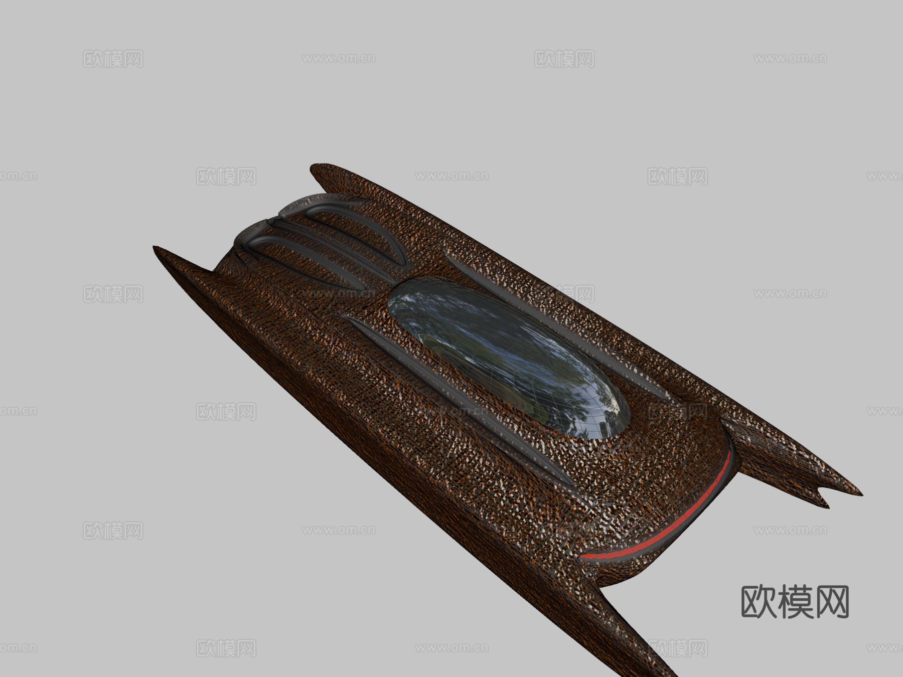 未来科幻汽车su模型