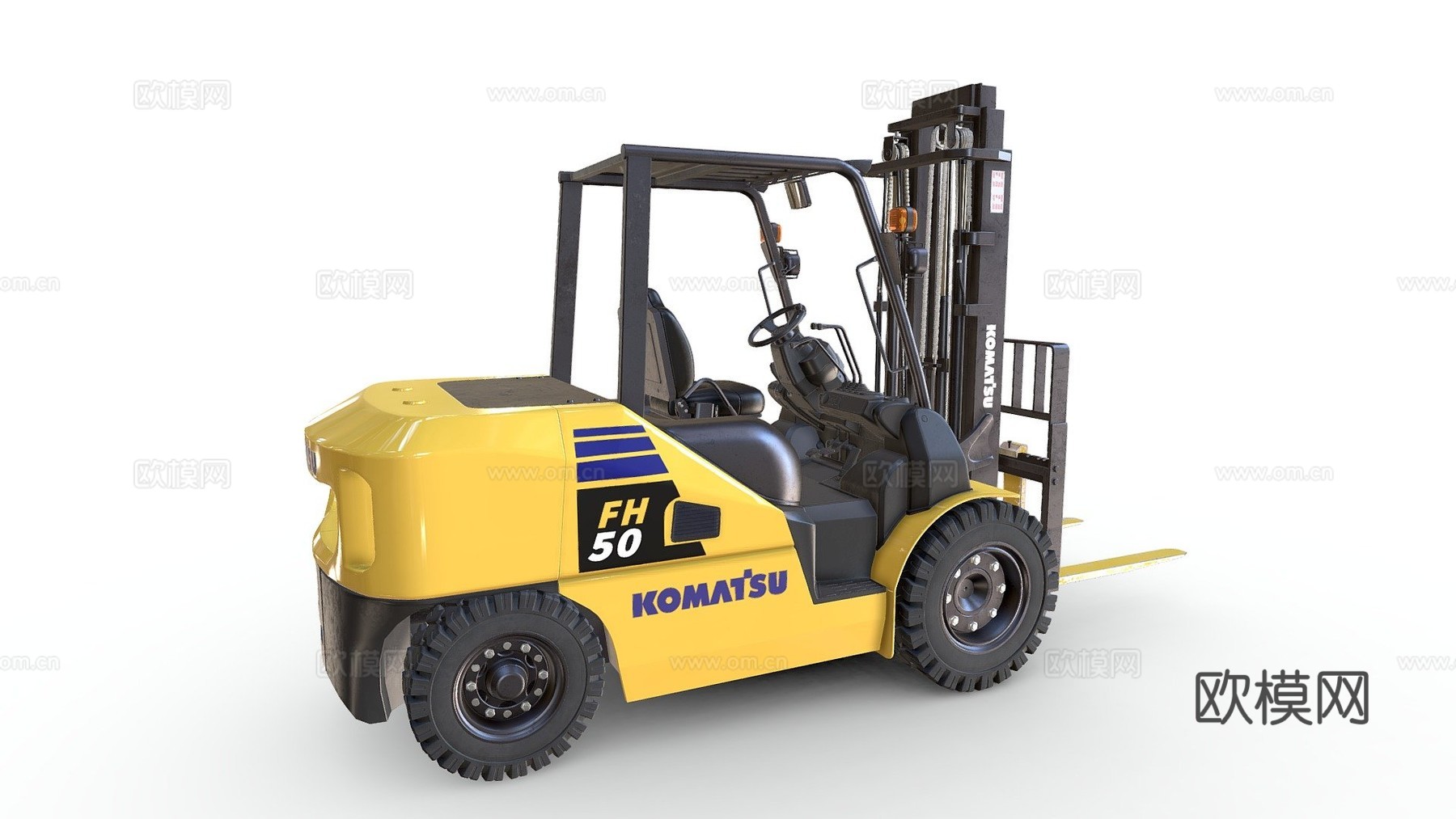 详细叉车su模型