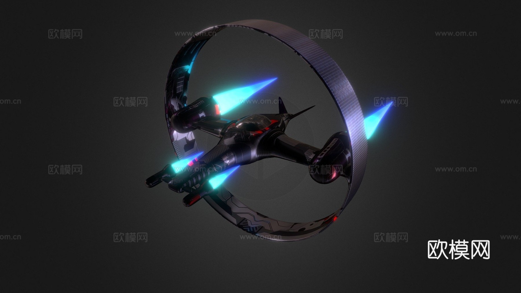 太空飞船su模型