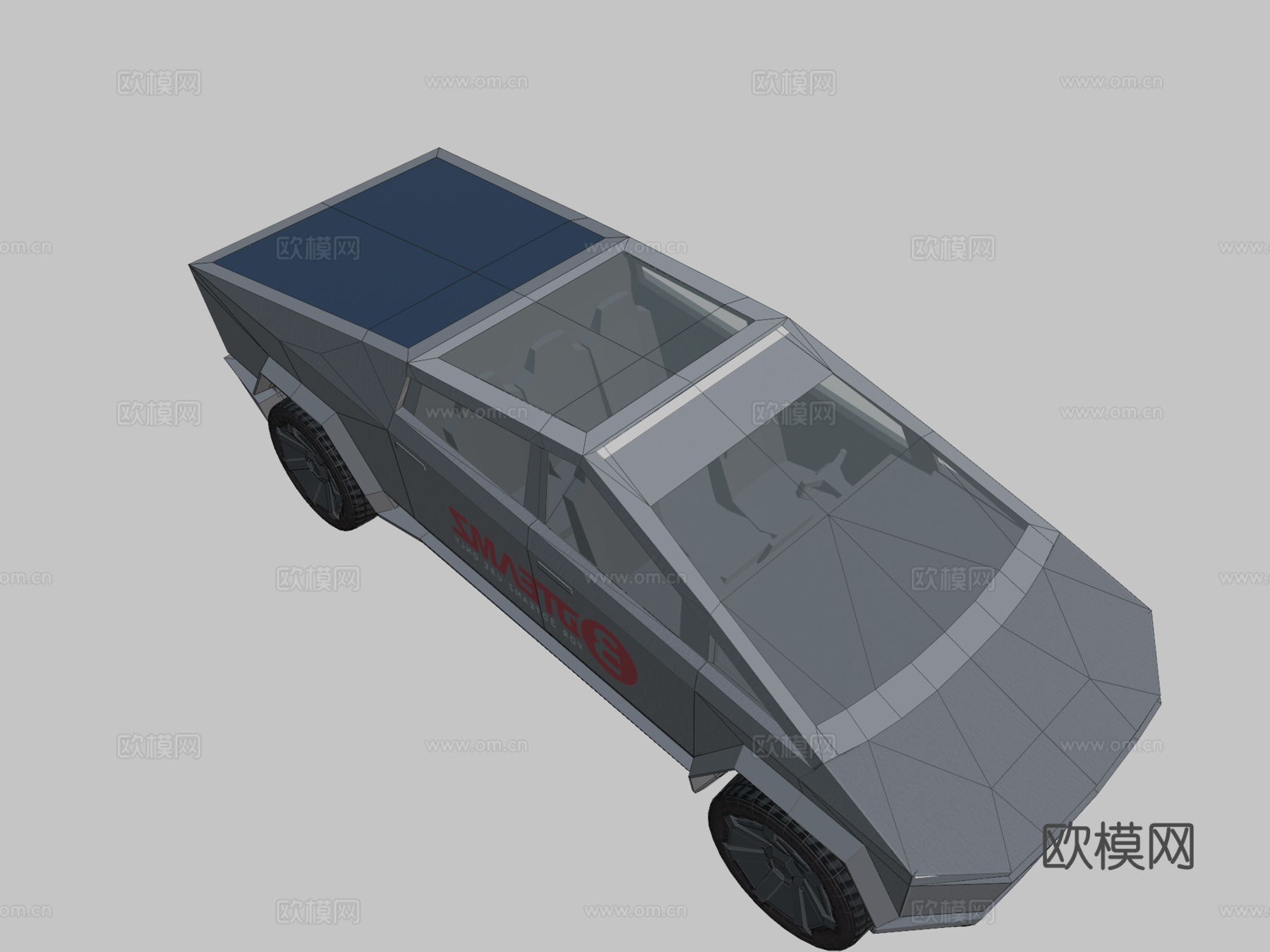 特斯拉赛博卡车3D模型su模型
