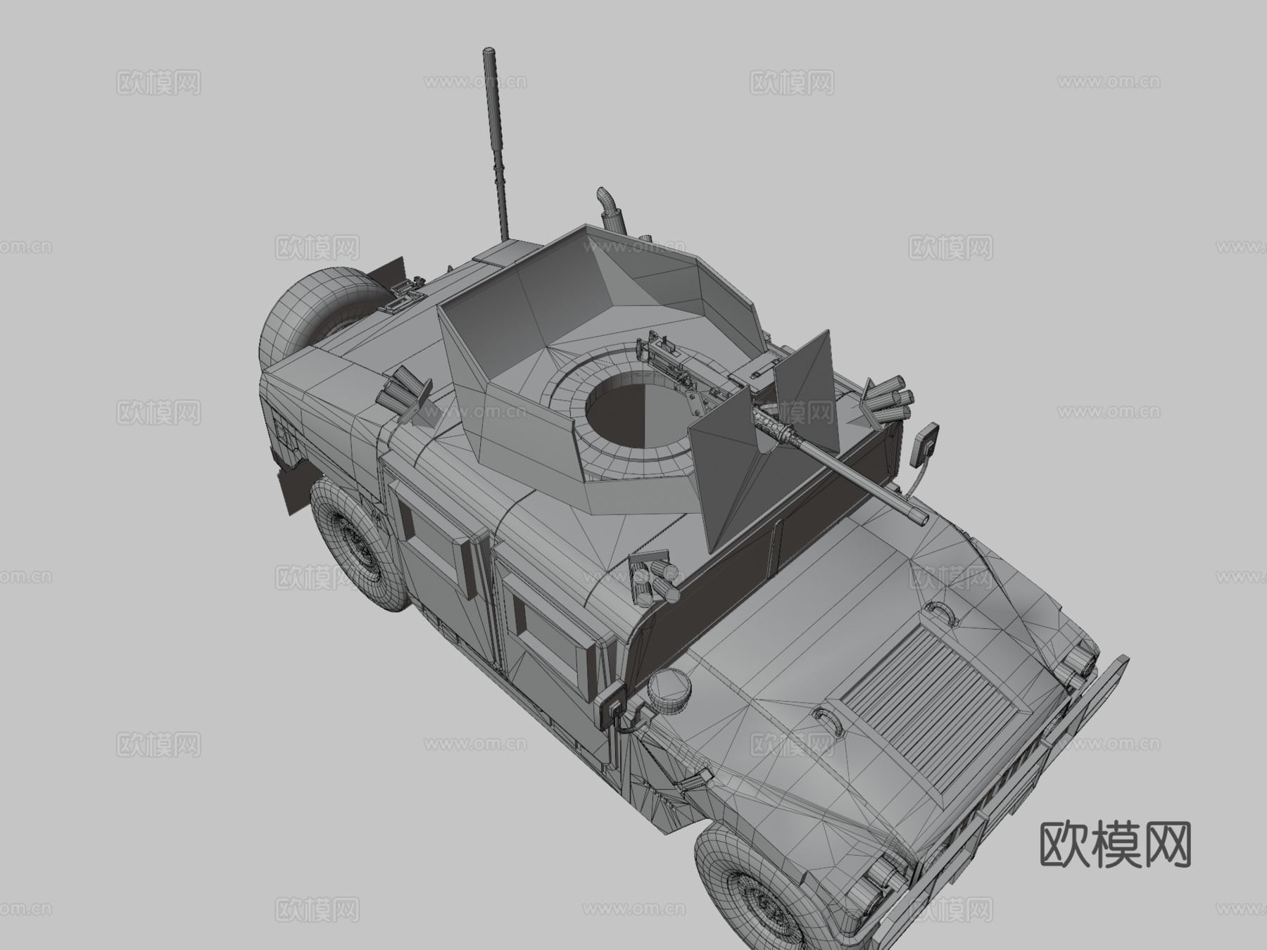 高机动多用途轮式车辆 UAHsu模型
