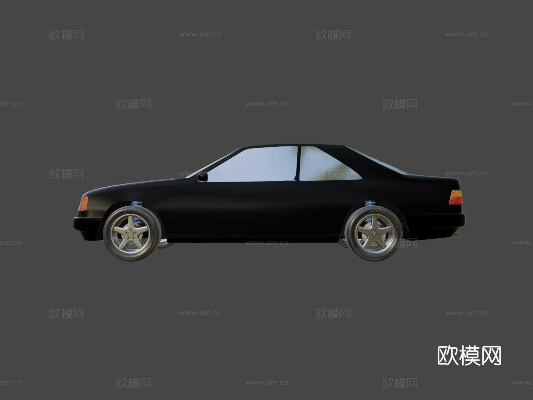 梅赛德斯奔驰E级W124未完成su模型