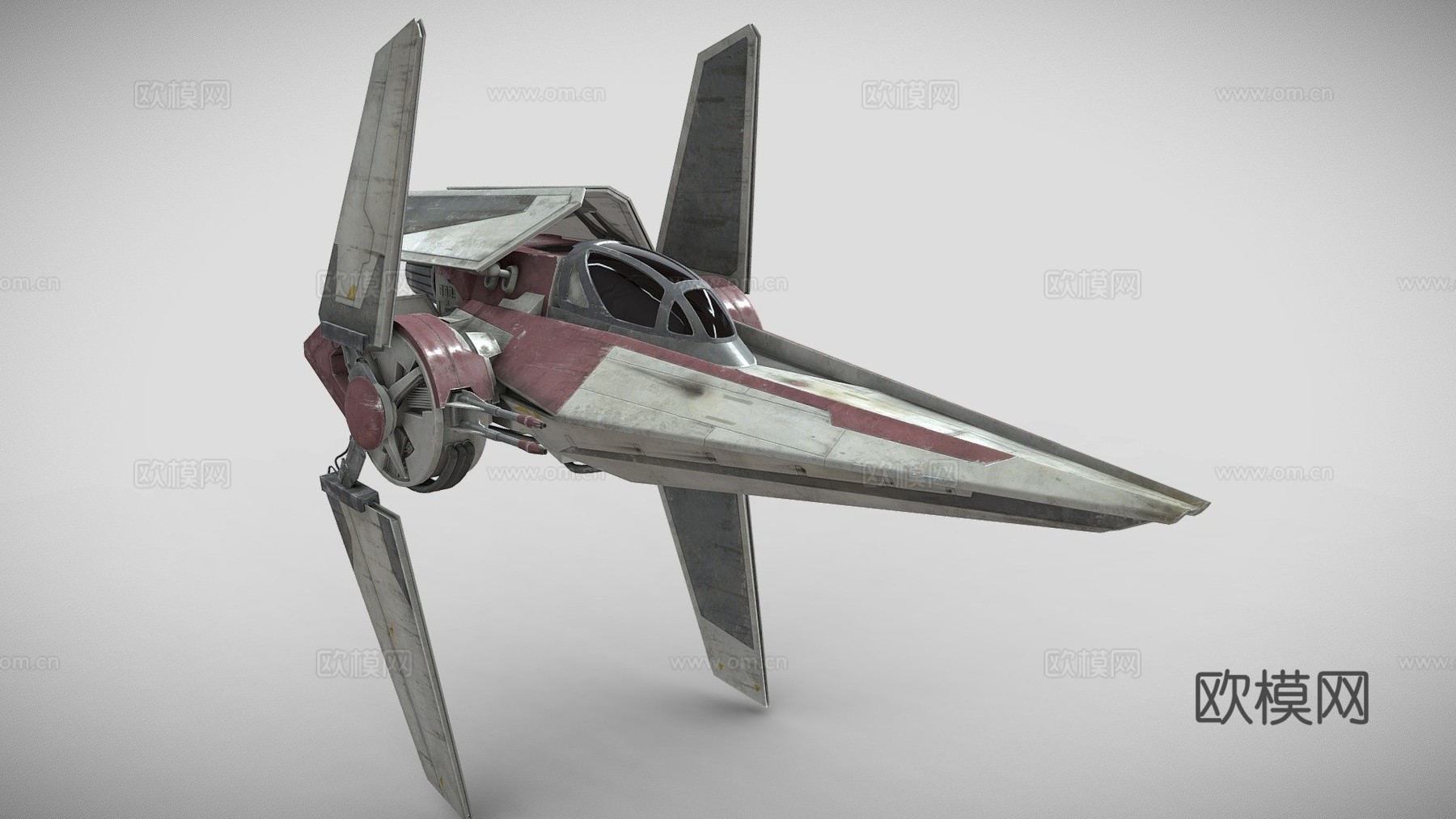 星球大战 V翼 尼姆布斯级su模型