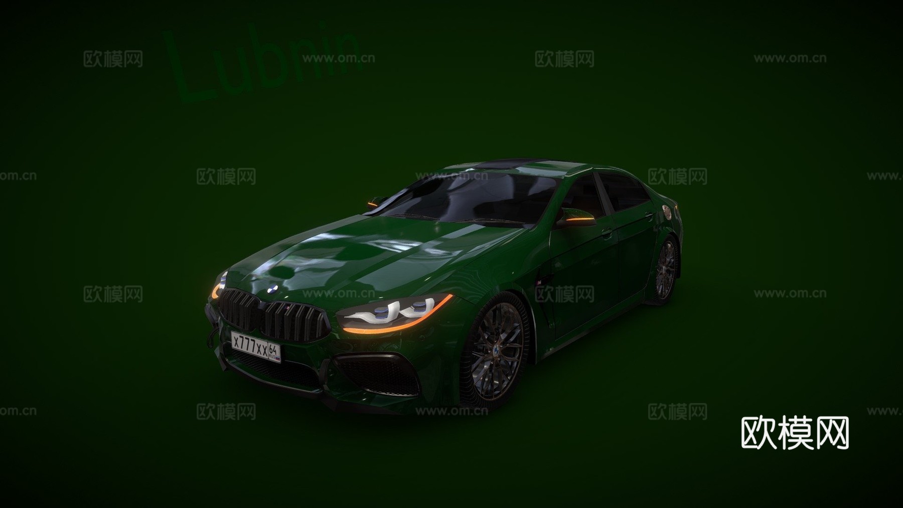 宝马 m8 大型轿跑 Competitionsu模型