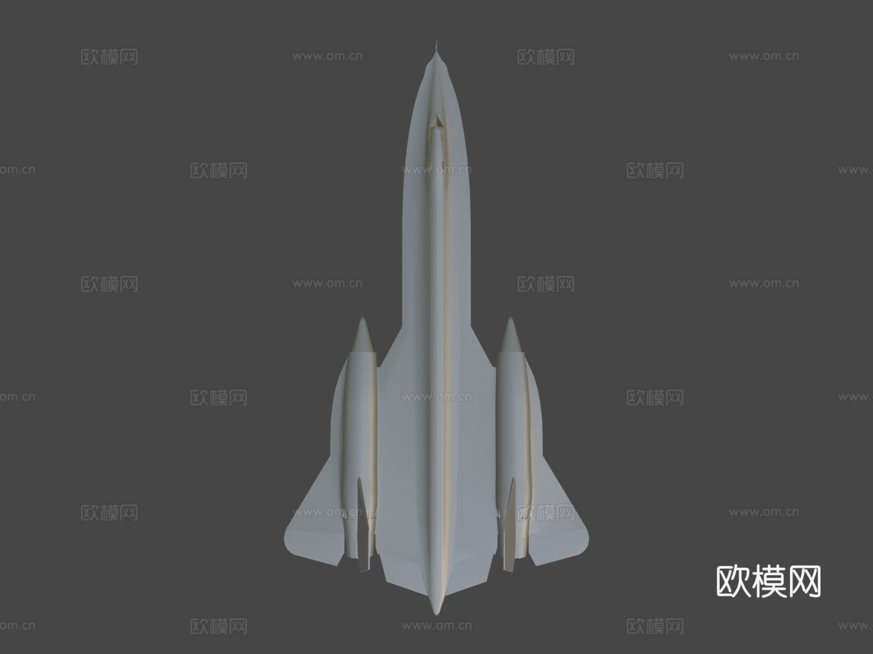 YF12A黑鸟喷气式战斗机3d模型