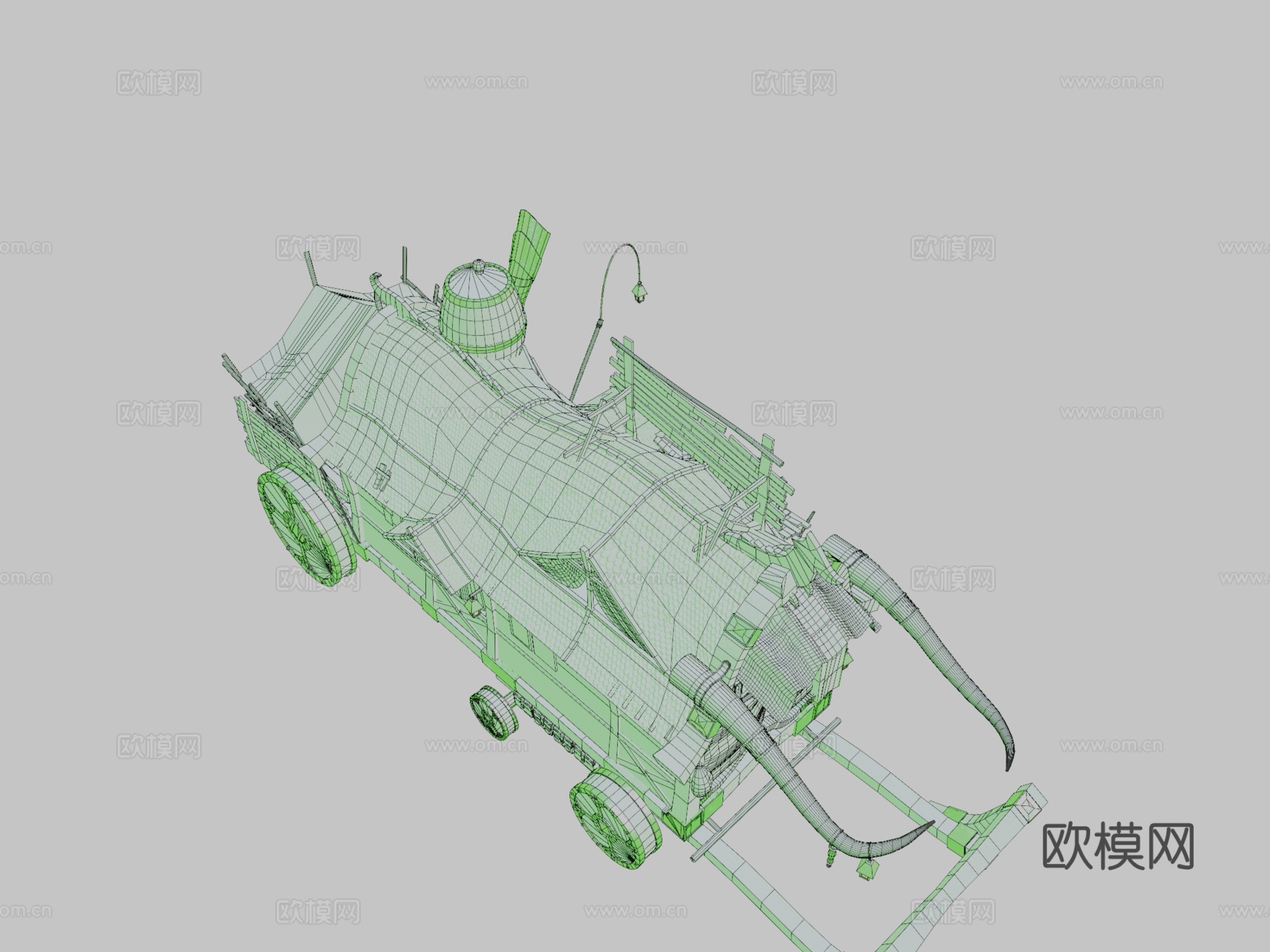 移动奇幻商店su模型