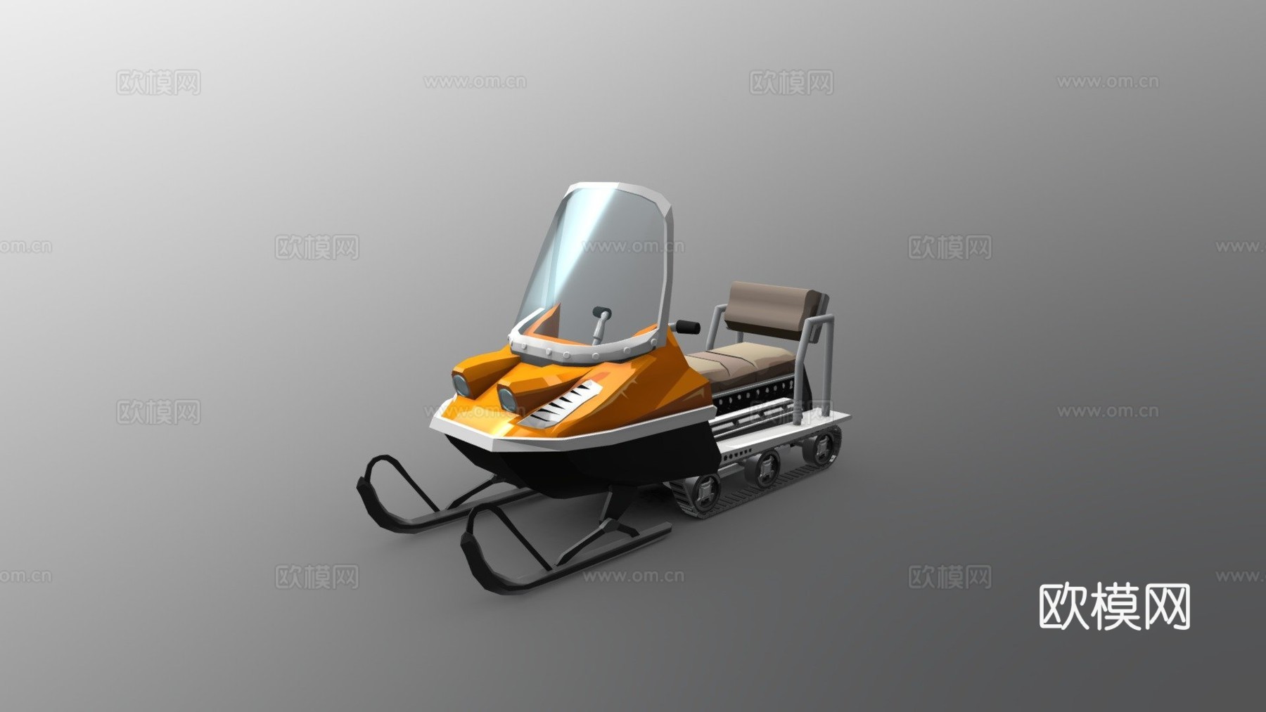 HCR2雪地摩托su模型