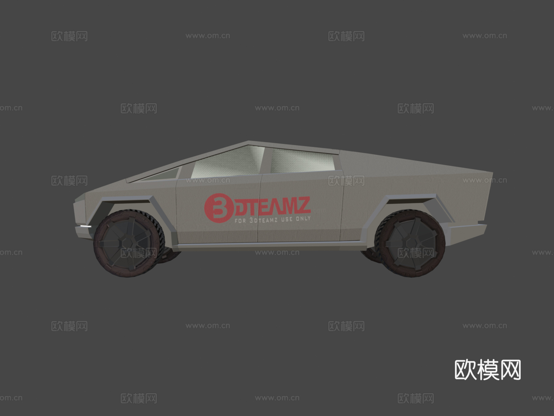 特斯拉赛博卡车3D模型su模型