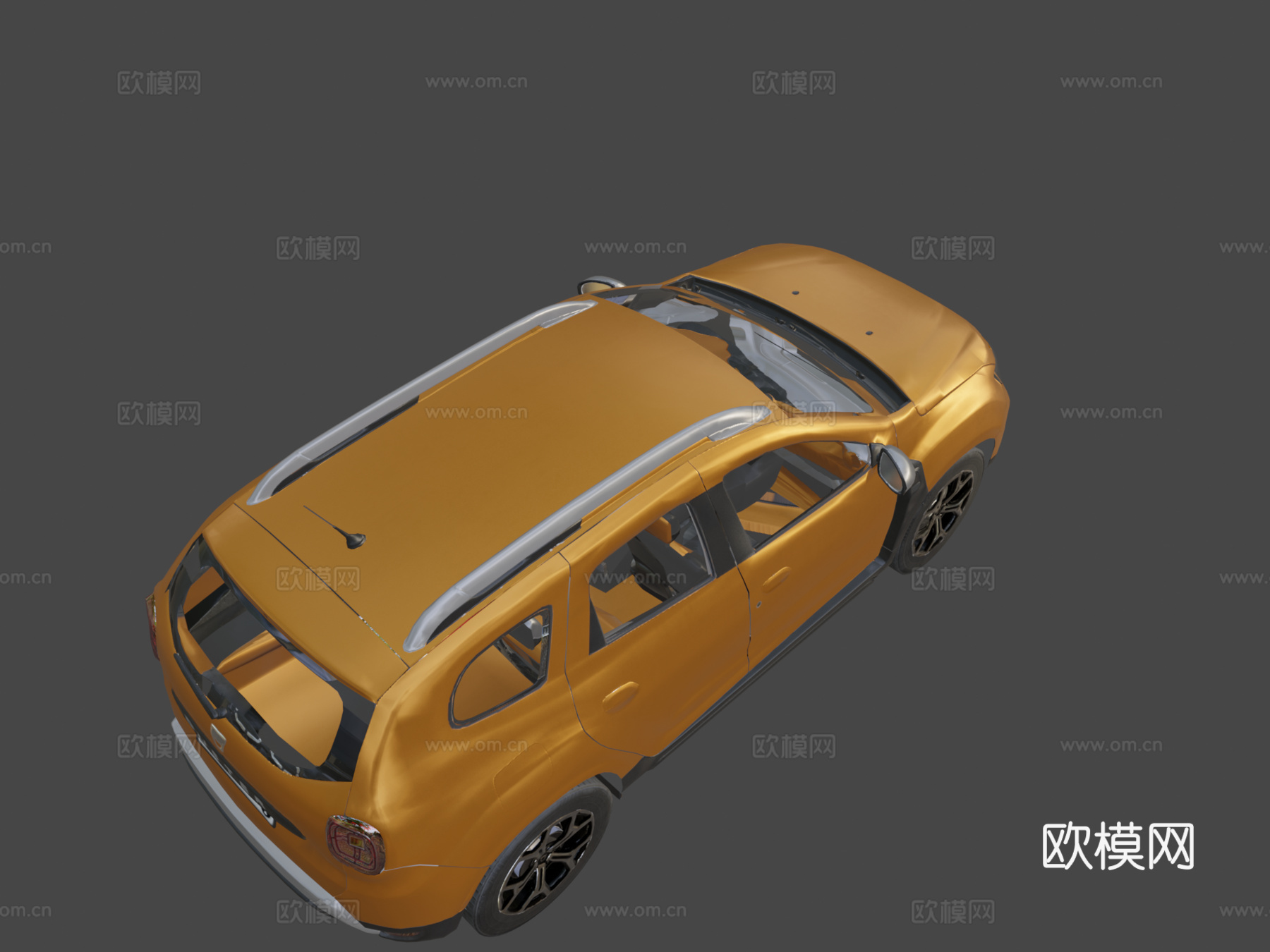 达契亚达斯特低多边形su模型