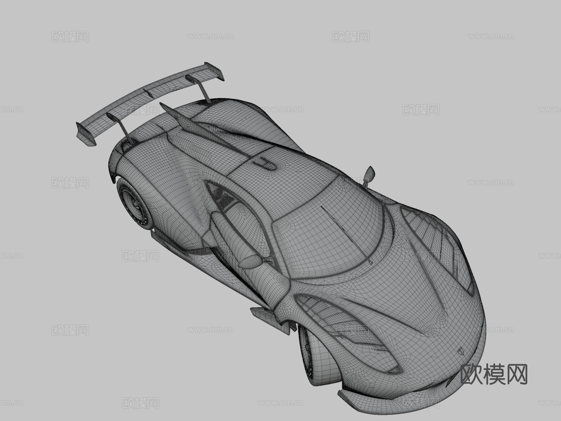 罗莎GT LM原型车2023款su模型