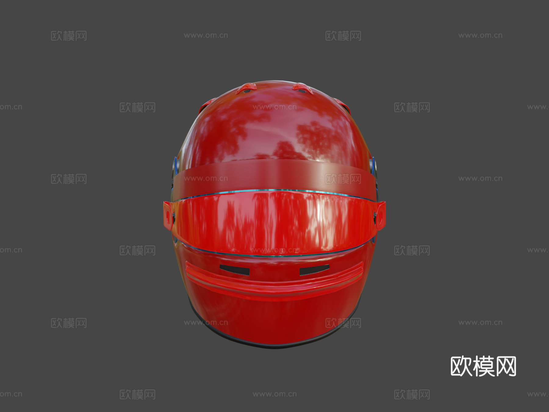 现代F1赛车头盔su模型