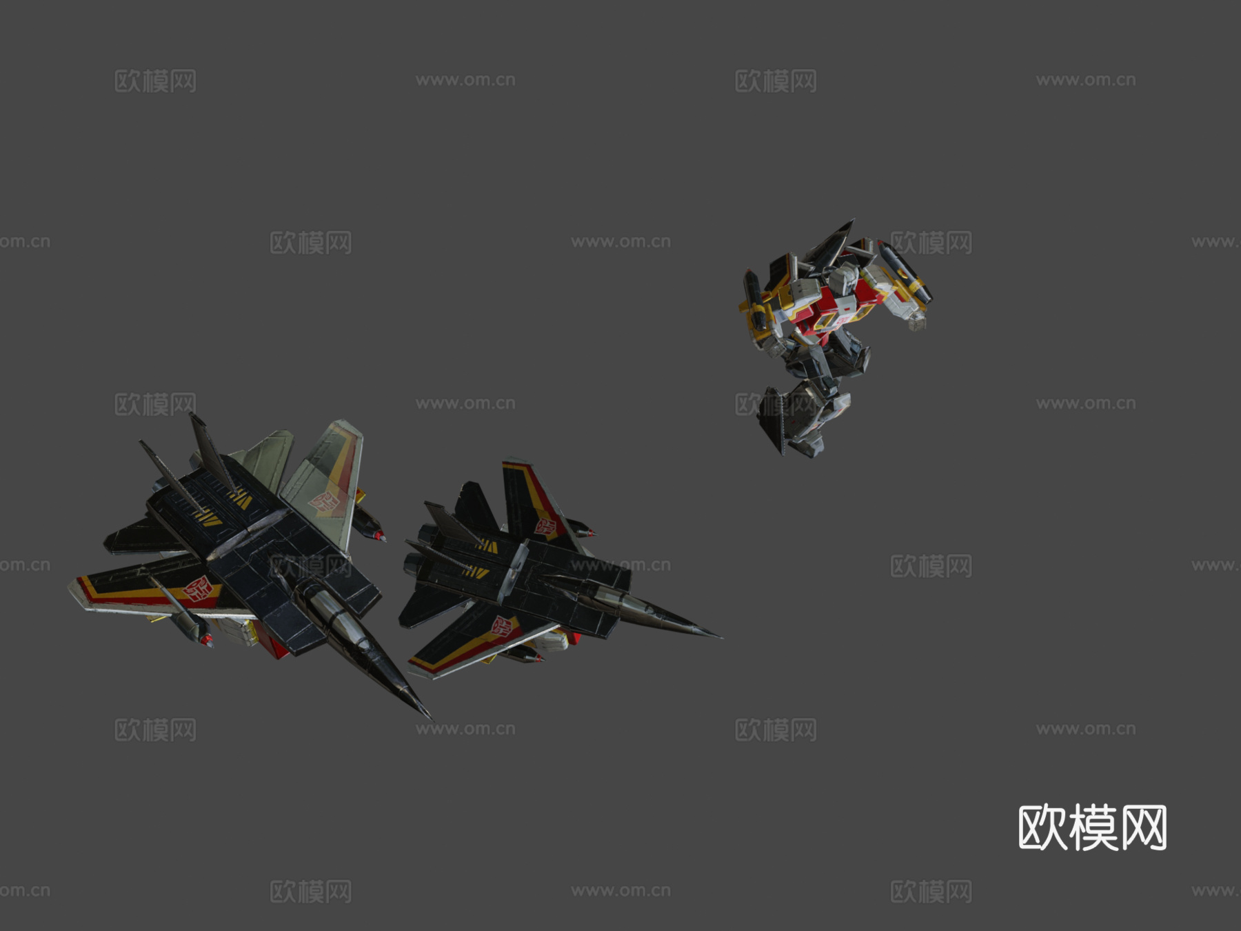 空袭变形金刚地球战争su模型