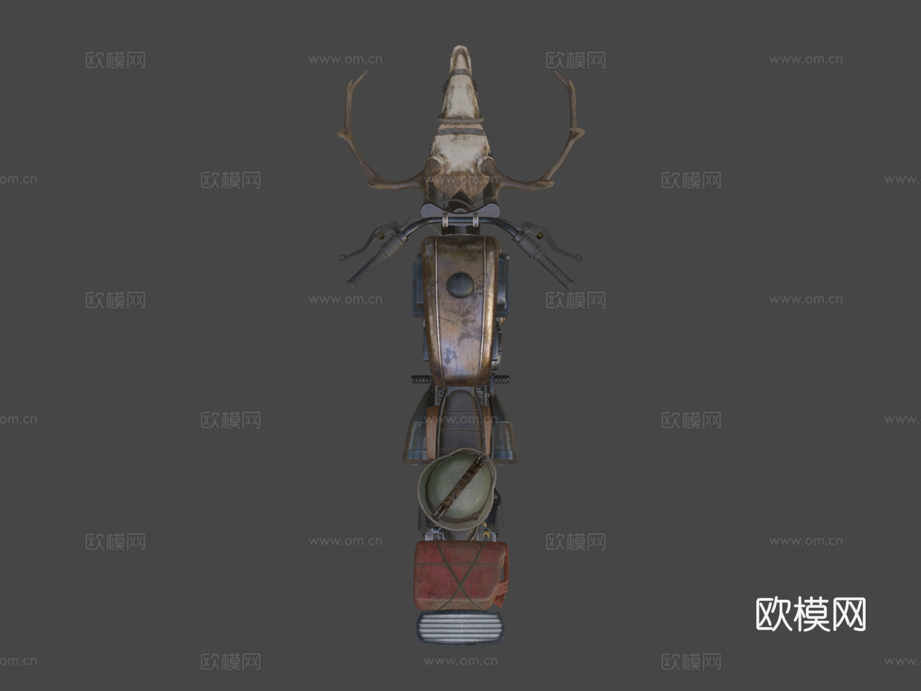 后启示录摩托车su模型