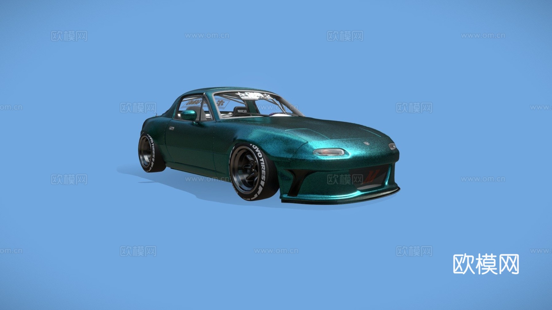 马自达 Miata NA 硬顶su模型