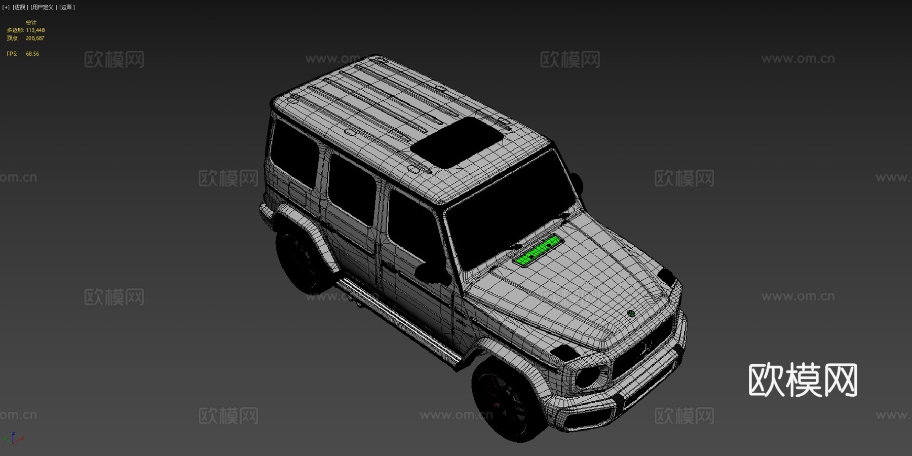 梅赛德斯-奔驰G63 AMG G级越野车su模型