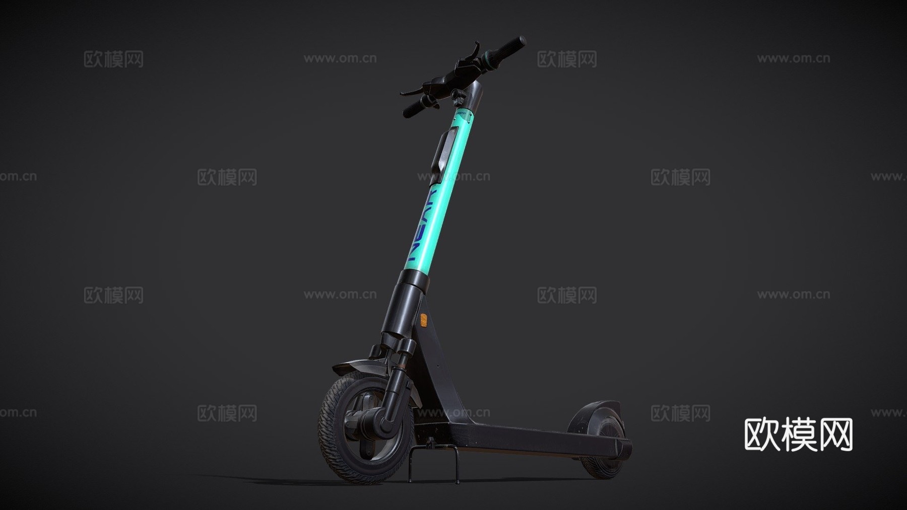 电动滑板车低多边形游戏就绪su模型