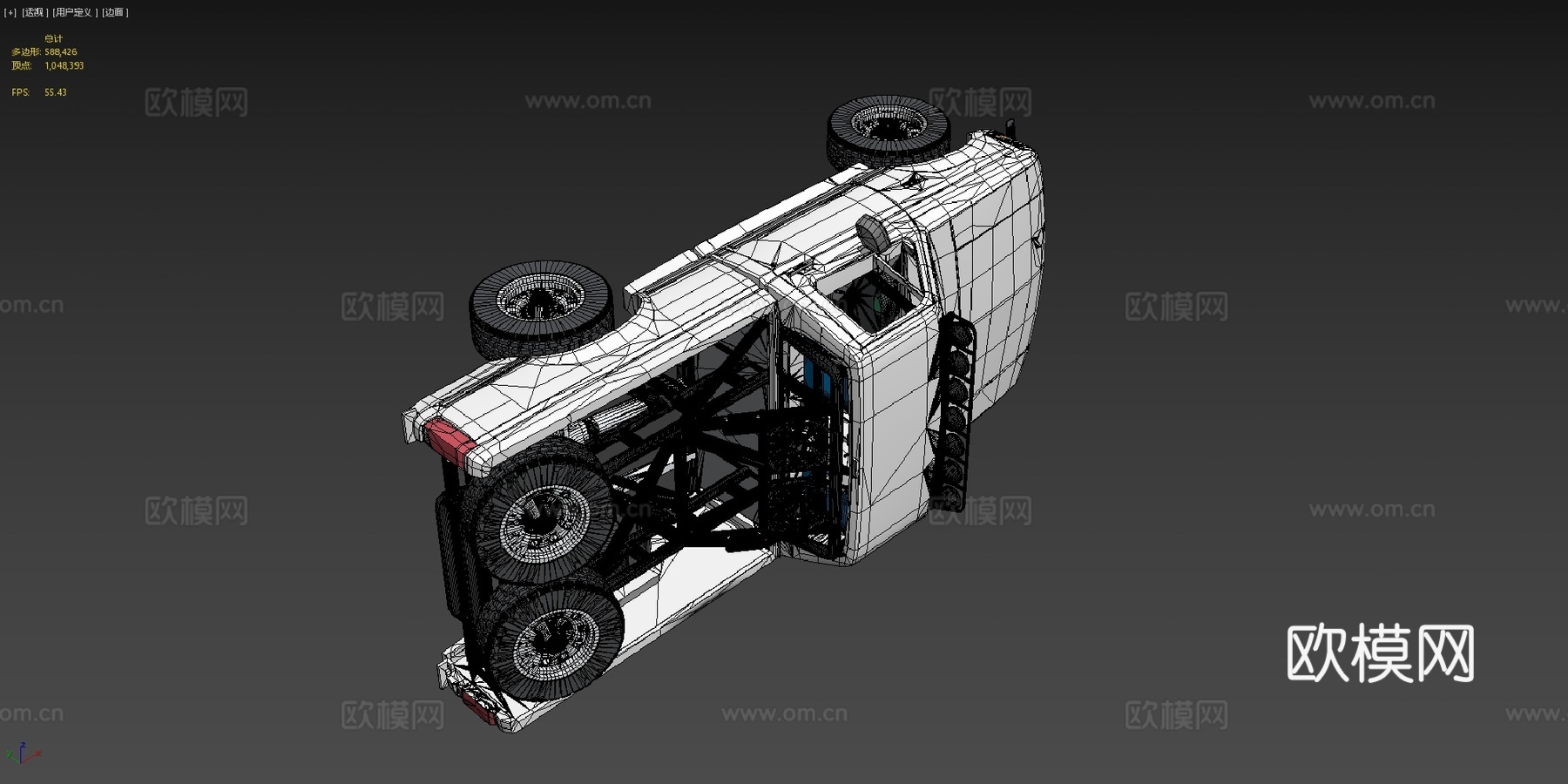 福特F150预跑巴哈卡车su模型