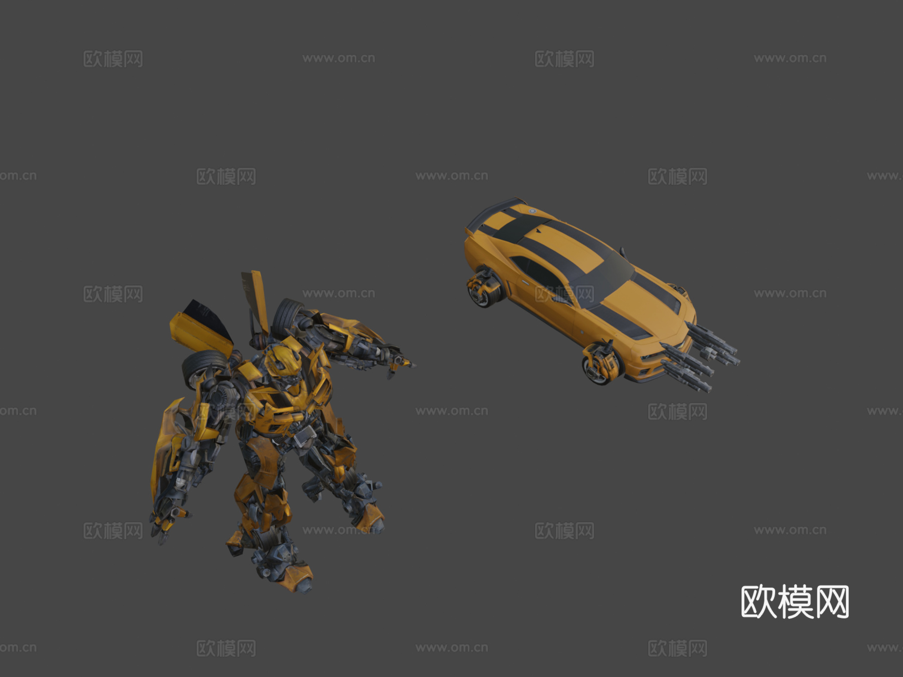变形金刚 月黑之时 大黄蜂su模型