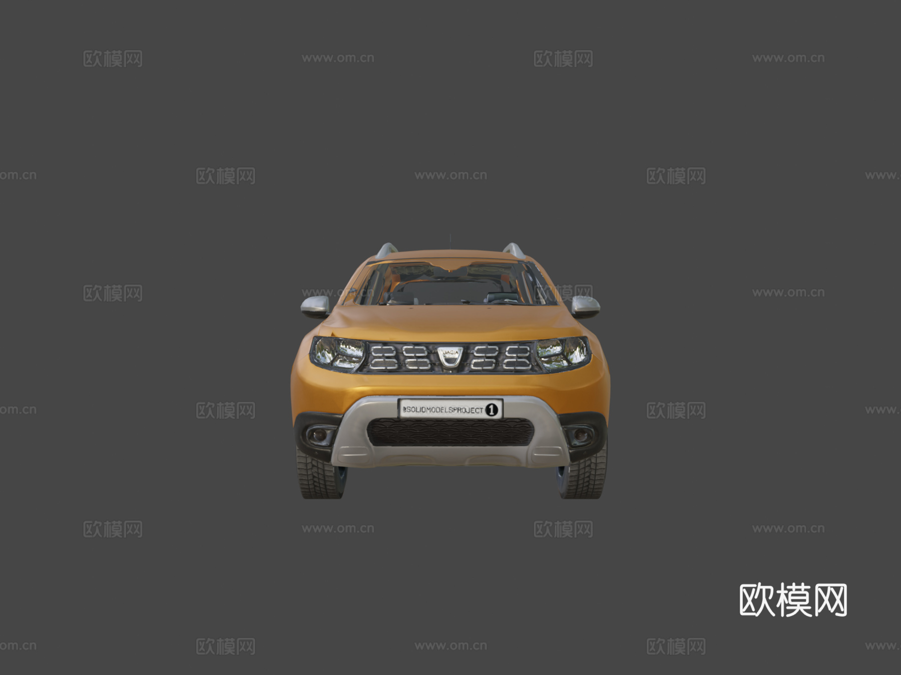 达契亚达斯特低多边形su模型