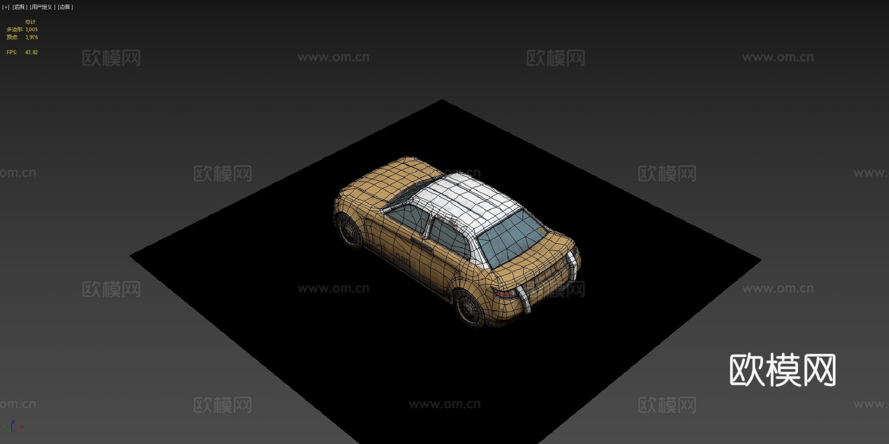 赛博朋克民用汽车su模型