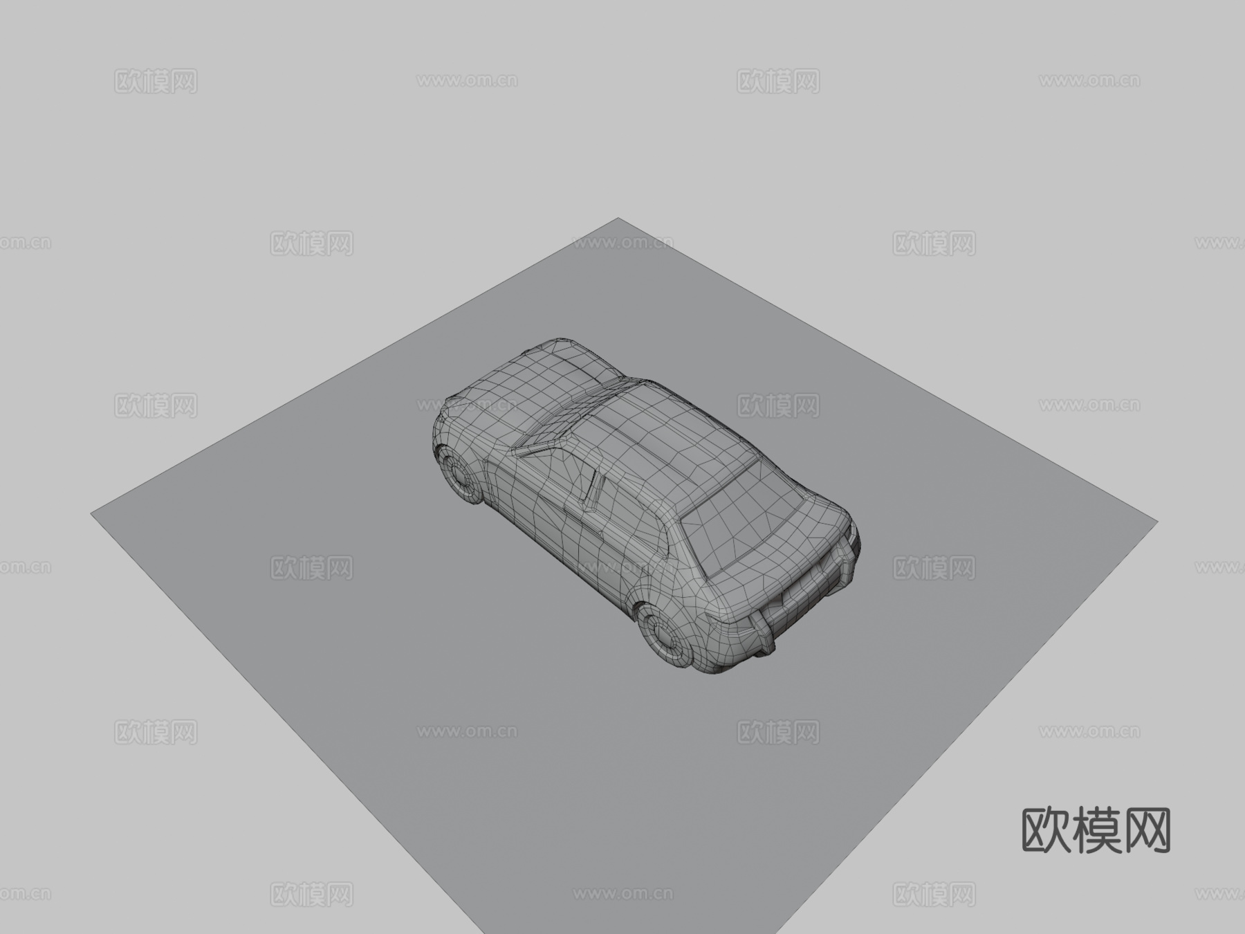 赛博朋克民用汽车su模型