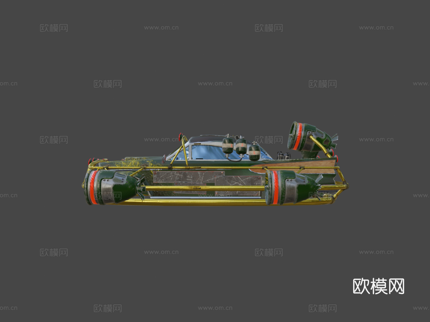 年代未来主义汽车帕卡德鹰su模型