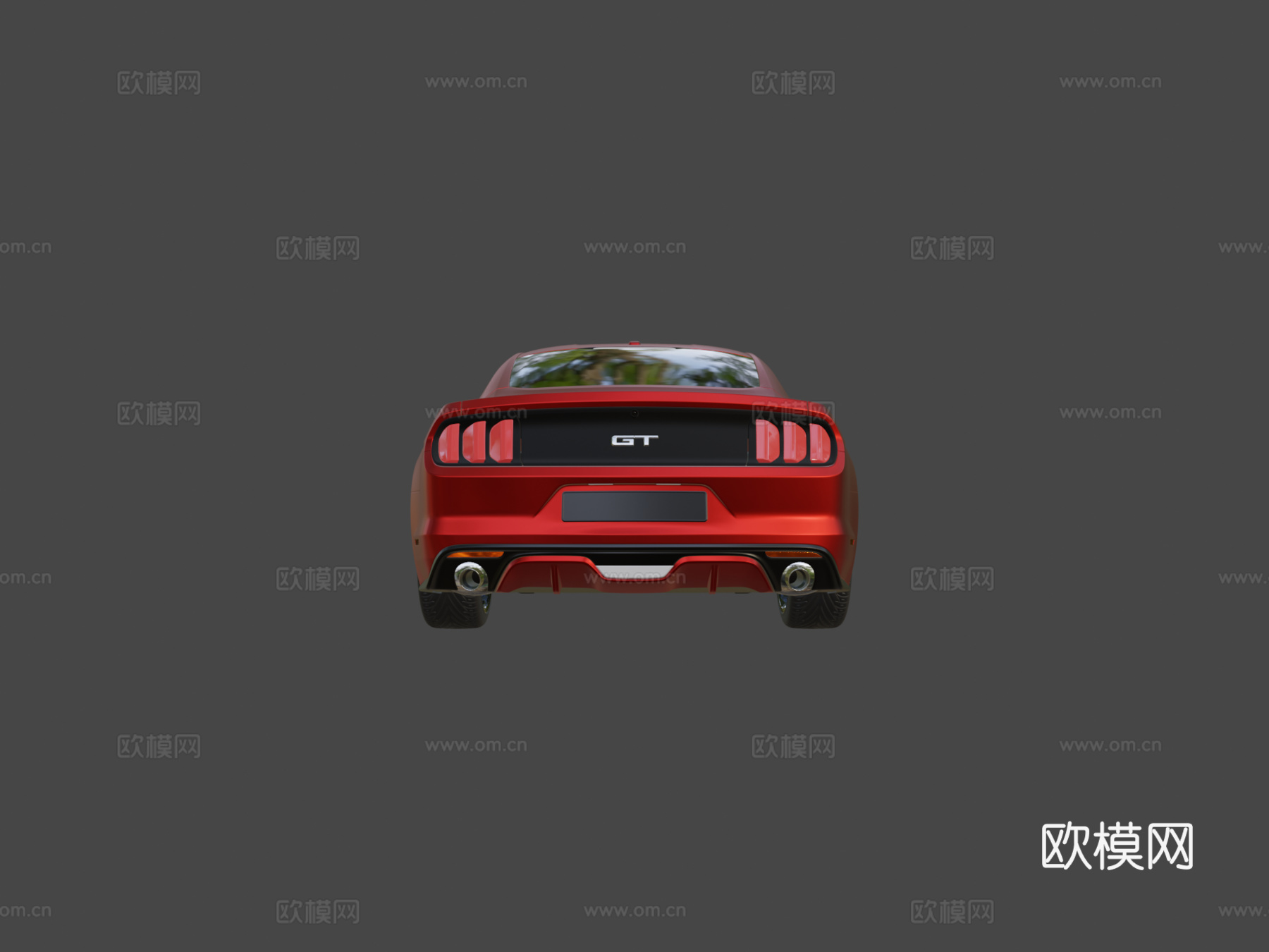 福特野马GTsu模型