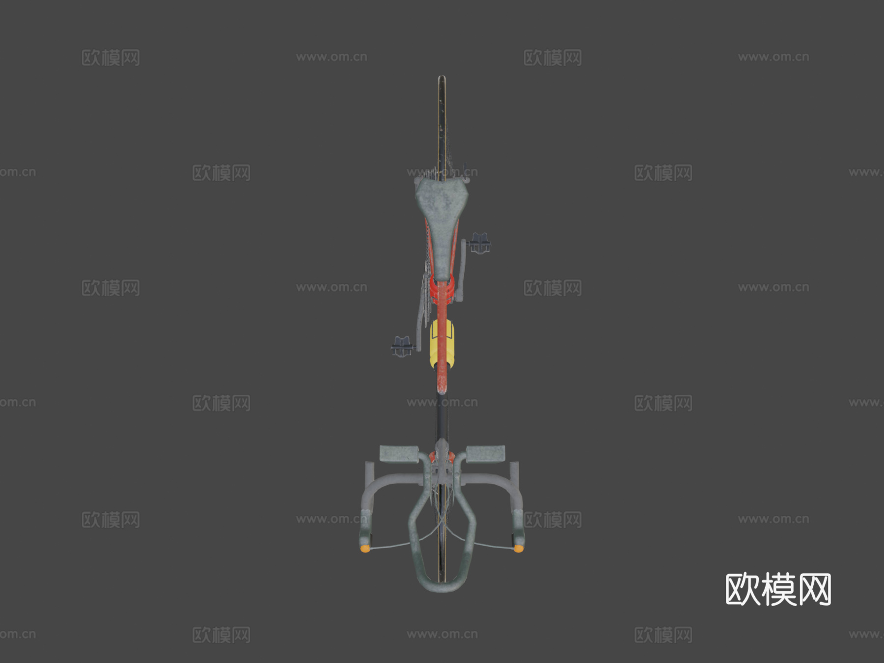 竞赛自行车su模型