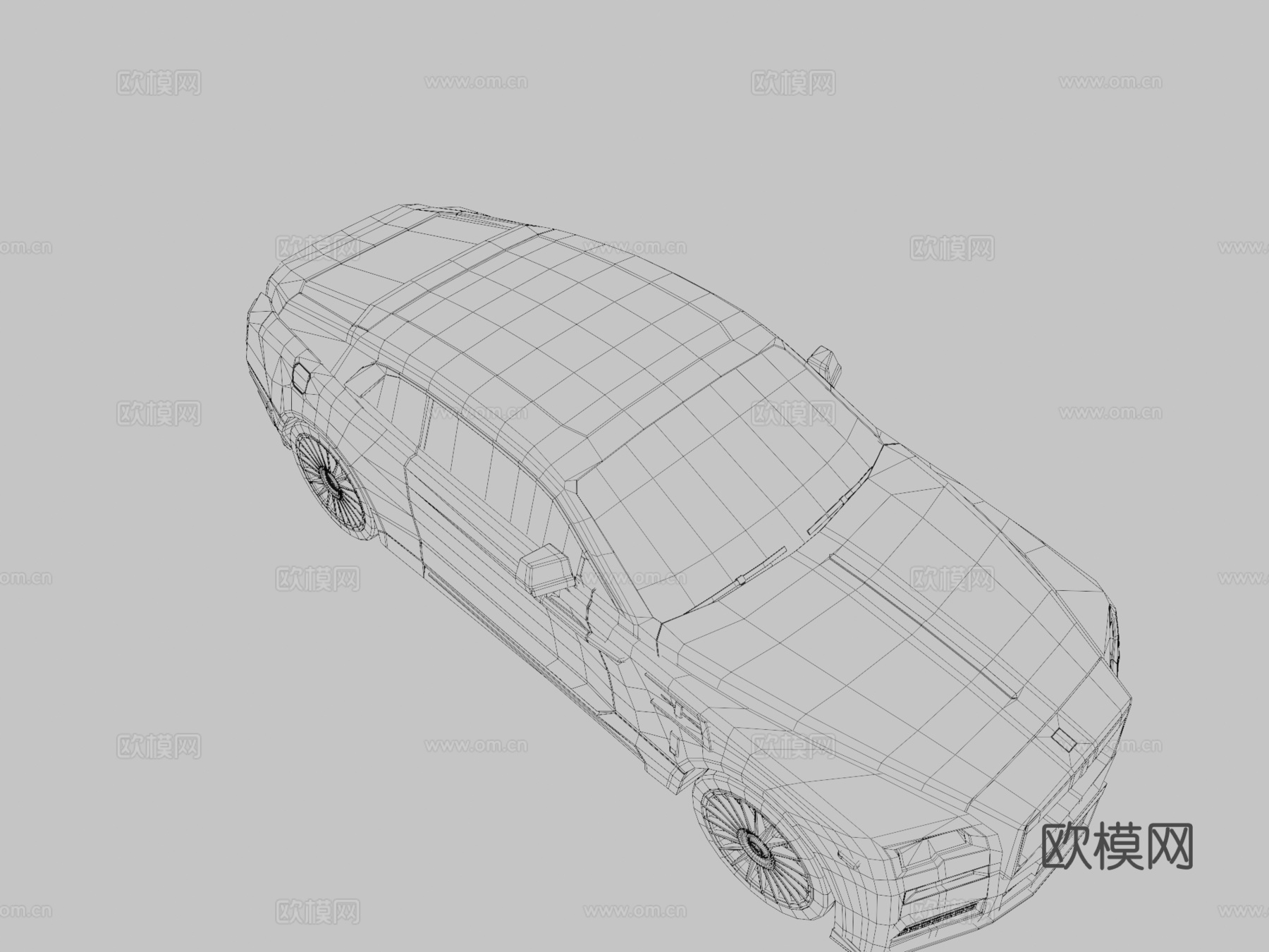 劳斯莱斯 2020 曼索里 魅影su模型