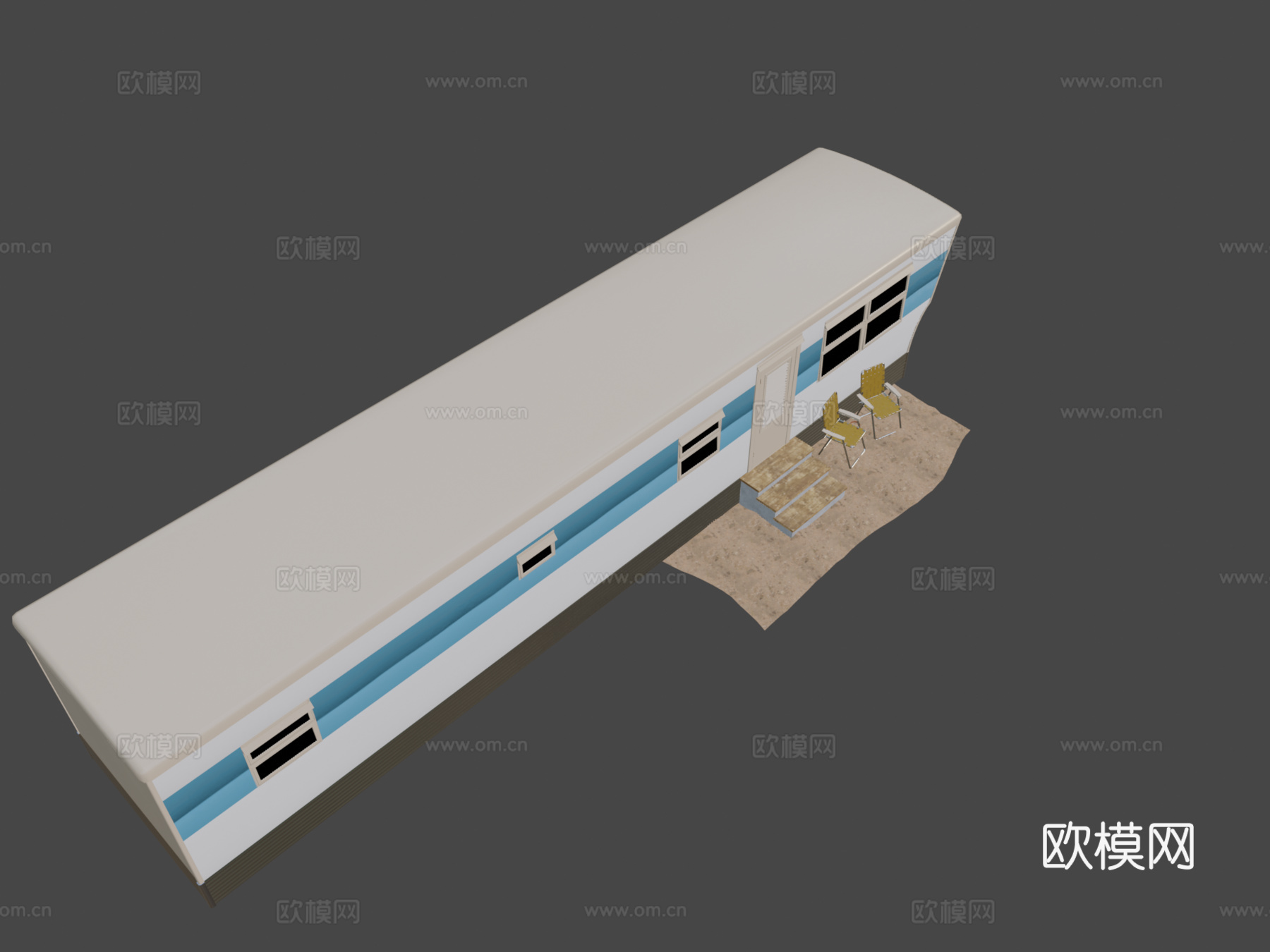 移动房屋su模型